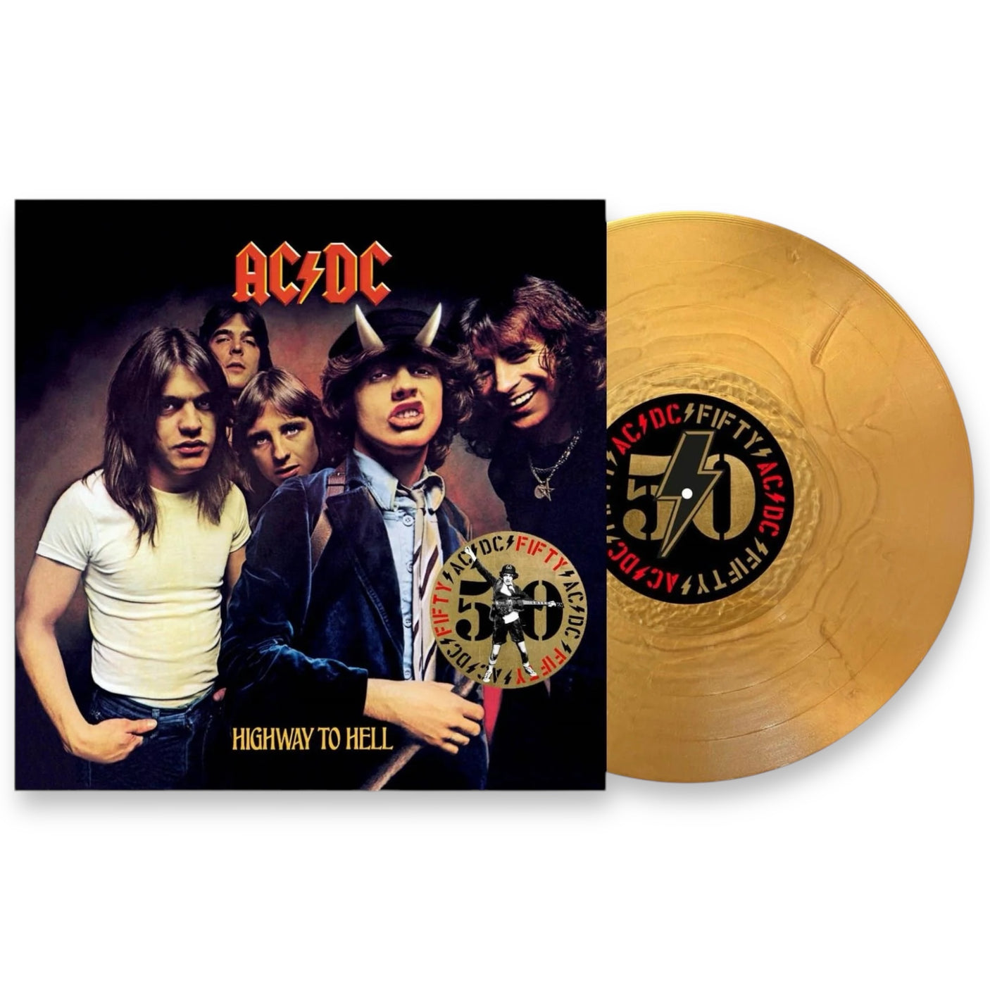 AC/DC - Highway To Hell - LP VINYL - 50th ANNIVERSARY GOLD NUGGET 180gm Vinyl - BRAND NEW