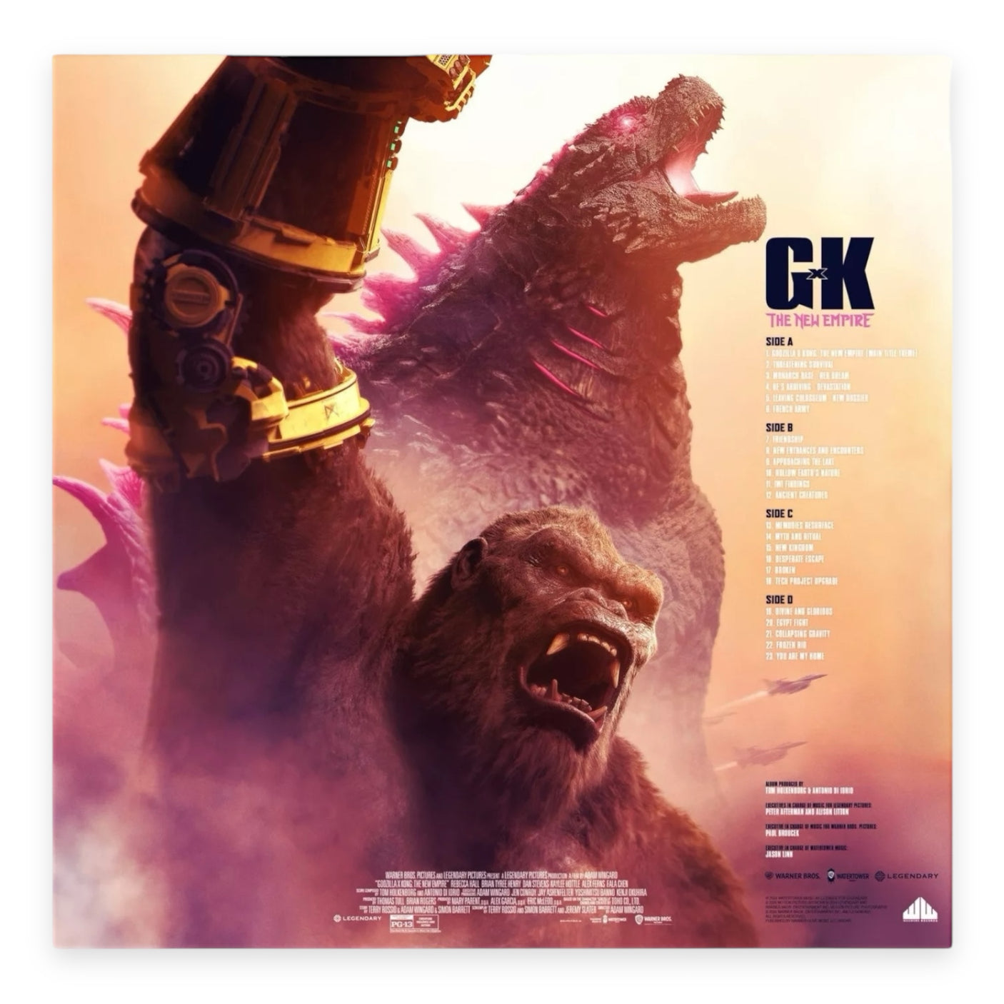 GODZILLA X KONG - The New Empire - Original Motion Picture Soundtrack by Tom Holkenborg - 2 x LP VINYL - COLOURED VINYL - BRAND NEW