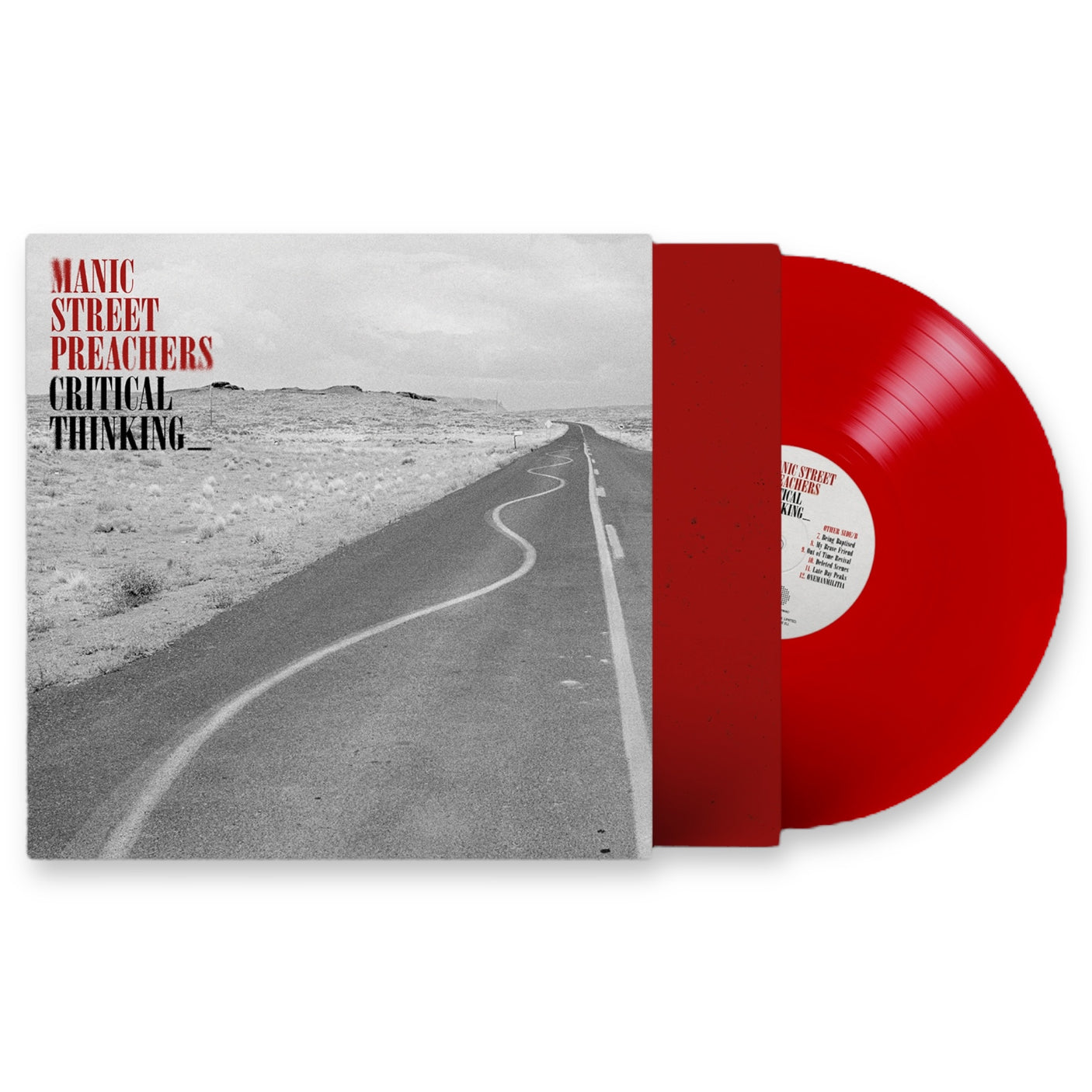 MANIC STREET PREACHERS - Critical Thinking - LP VINYL - EXCLUSIVE OPAQUE RED VINYL - BRAND NEW