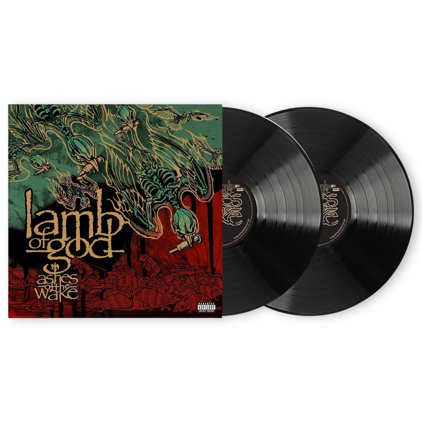 LAMB OF GOD - Ashes Of The Wake - LP VINYL - 20th ANNIVERSARY DELUXE 2 x LP EDITION - BRAND NEW