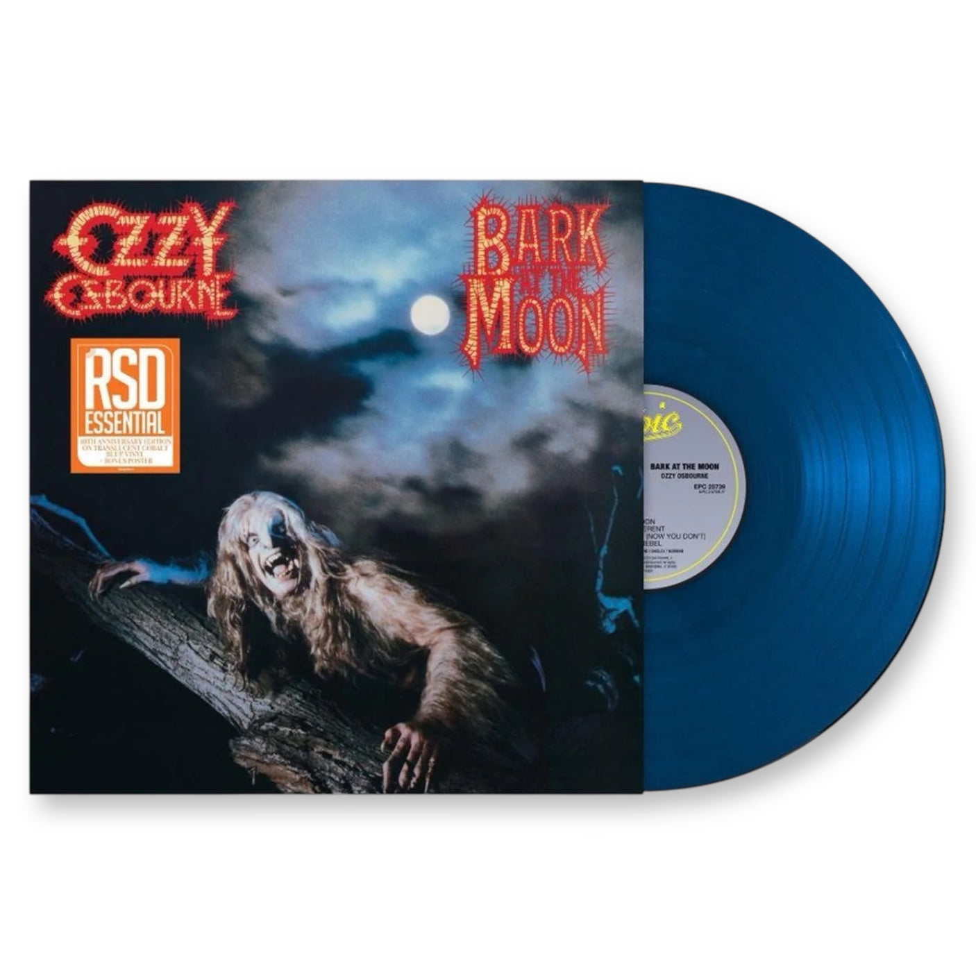 OZZY OSBOURNE - Bark At The Moon - LP VINYL - TRANSLUCENT BLUE COBALT VINYL - BRAND NEW