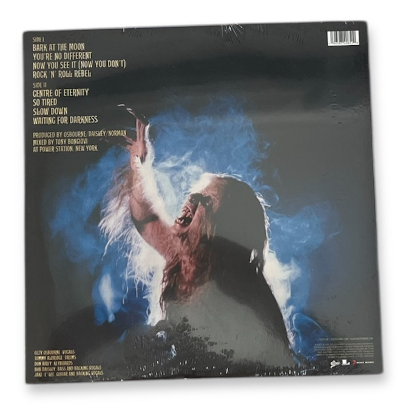 OZZY OSBOURNE - Bark At The Moon - LP VINYL - TRANSLUCENT BLUE COBALT VINYL - BRAND NEW