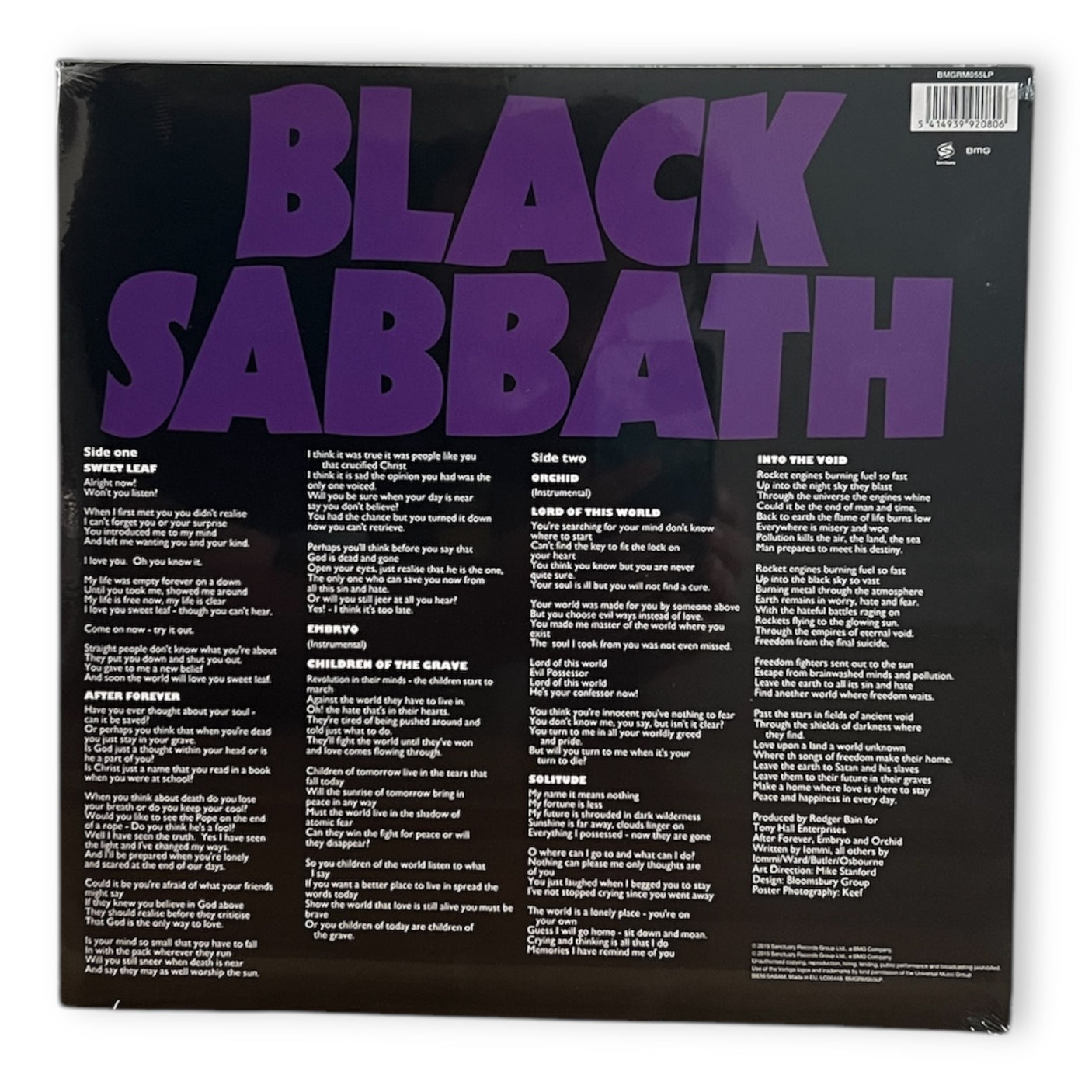 BLACK SABBATH - Master Of Reality - LP VINYL - 180gm REISSUE - BRAND NEW