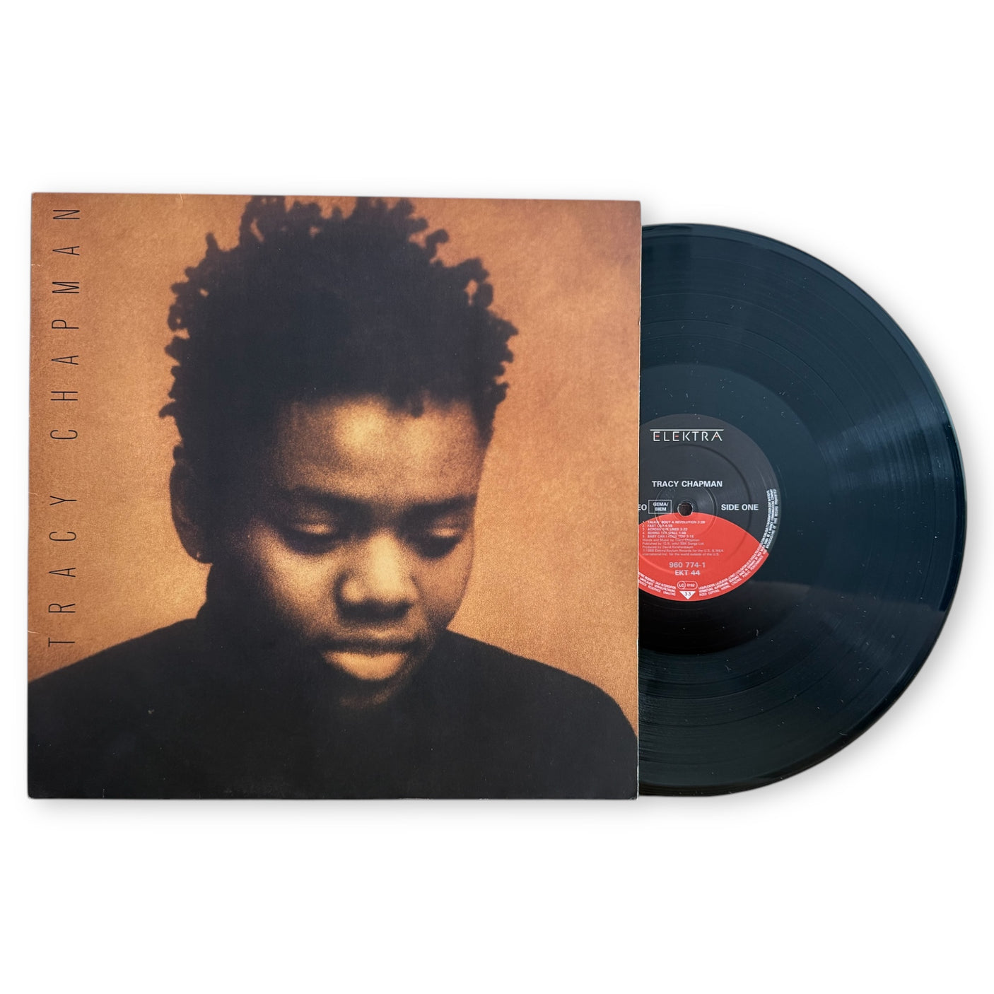 TRACY CHAPMAN - Tracy Chapman (Self Titled) - USED LP VINYL - ORIGINAL 1988 UK & EUROPE PRESS - VG+/VG+