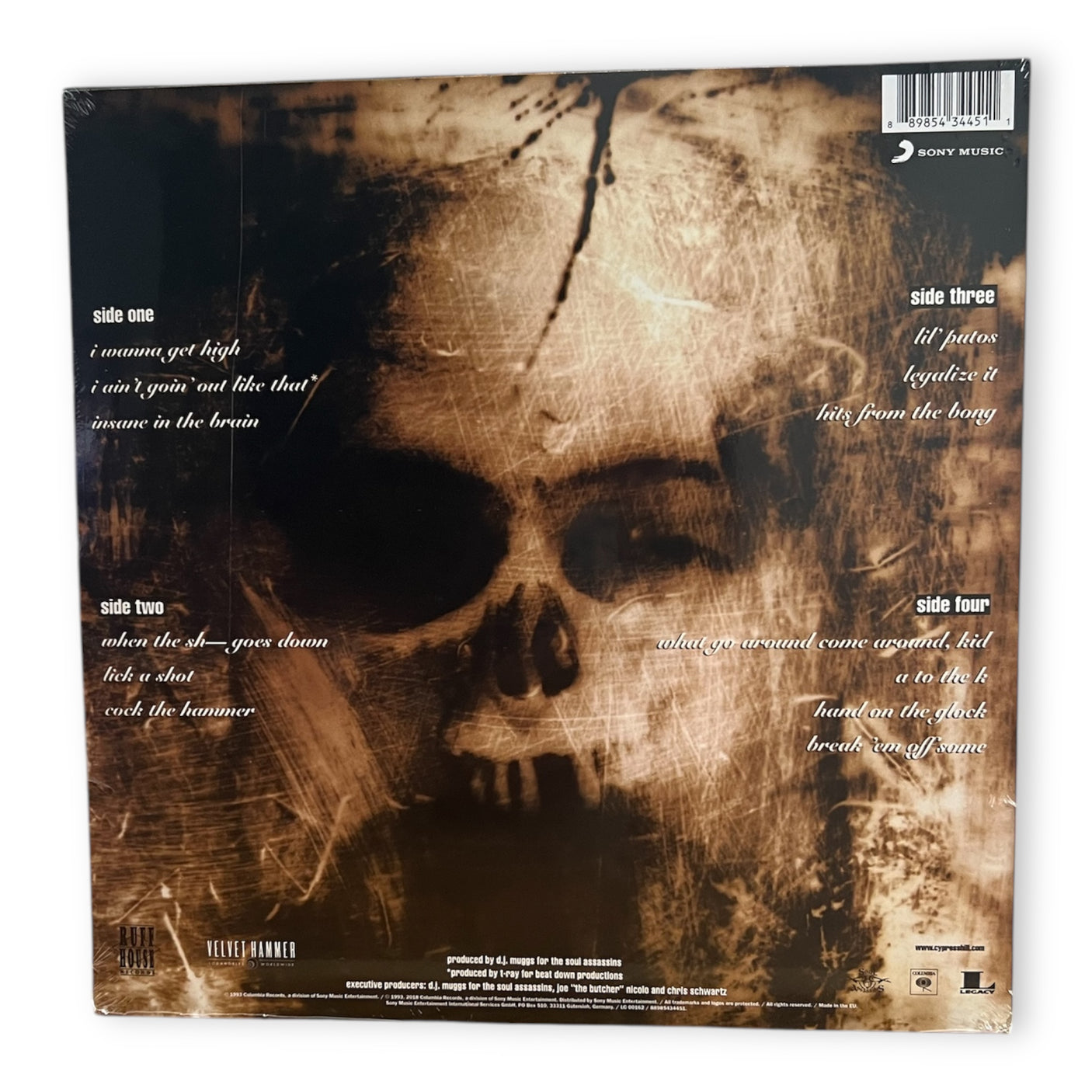 CYPRESS HILL - Black Sunday - 2 x LP VINYL - 180gm REISSUE - BRAND NEW