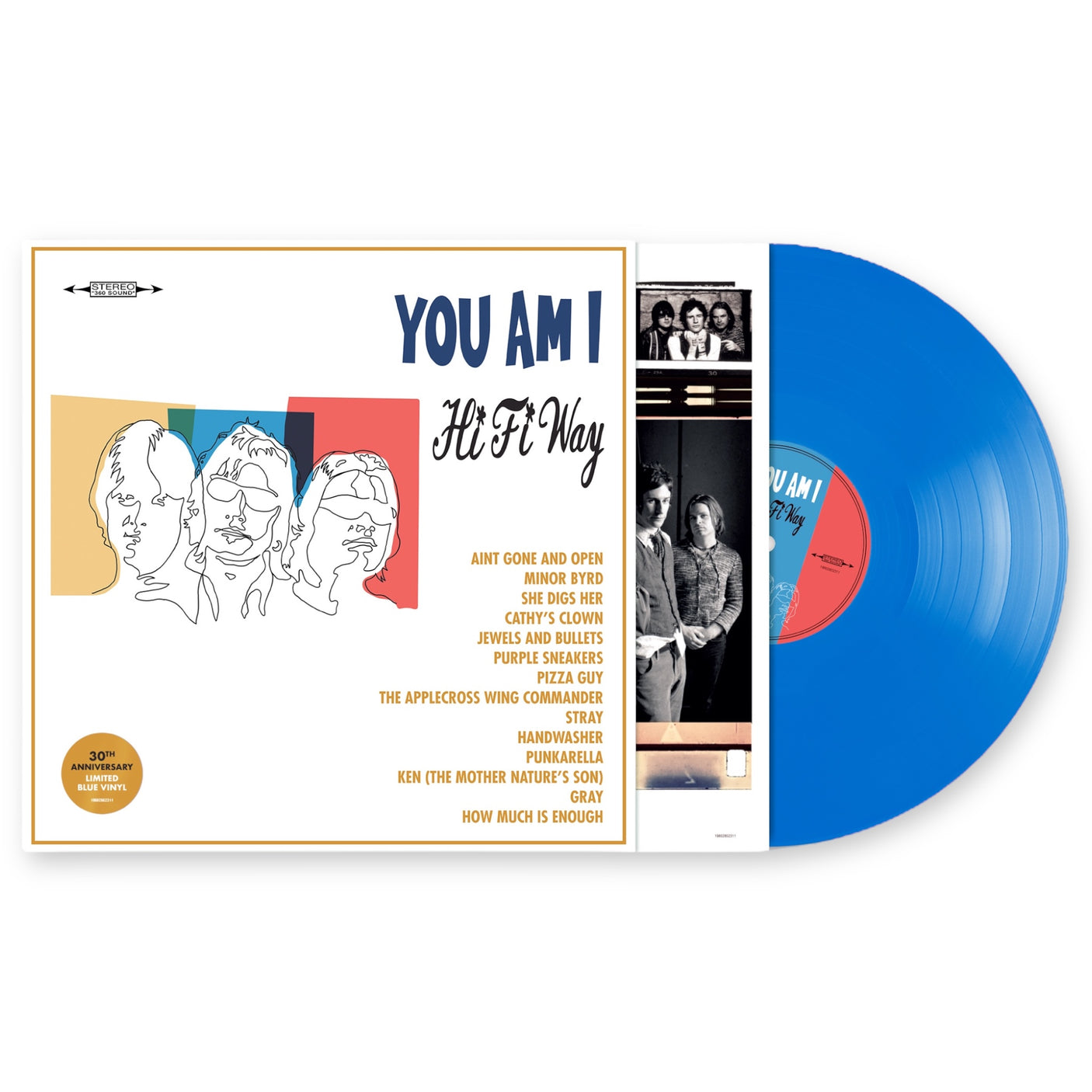 YOU AM I - Hi Fi Way - LP VINYL - 30TH ANNIVERSARY EDITION - NEON BLUE VINYL - BRAND NEW