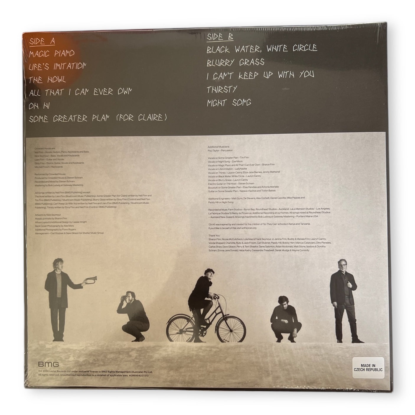 CROWDED HOUSE - Gravity Stairs | Cloudy Blue Vinyl | Autographed Insert | Brand New LP Vinyl Album