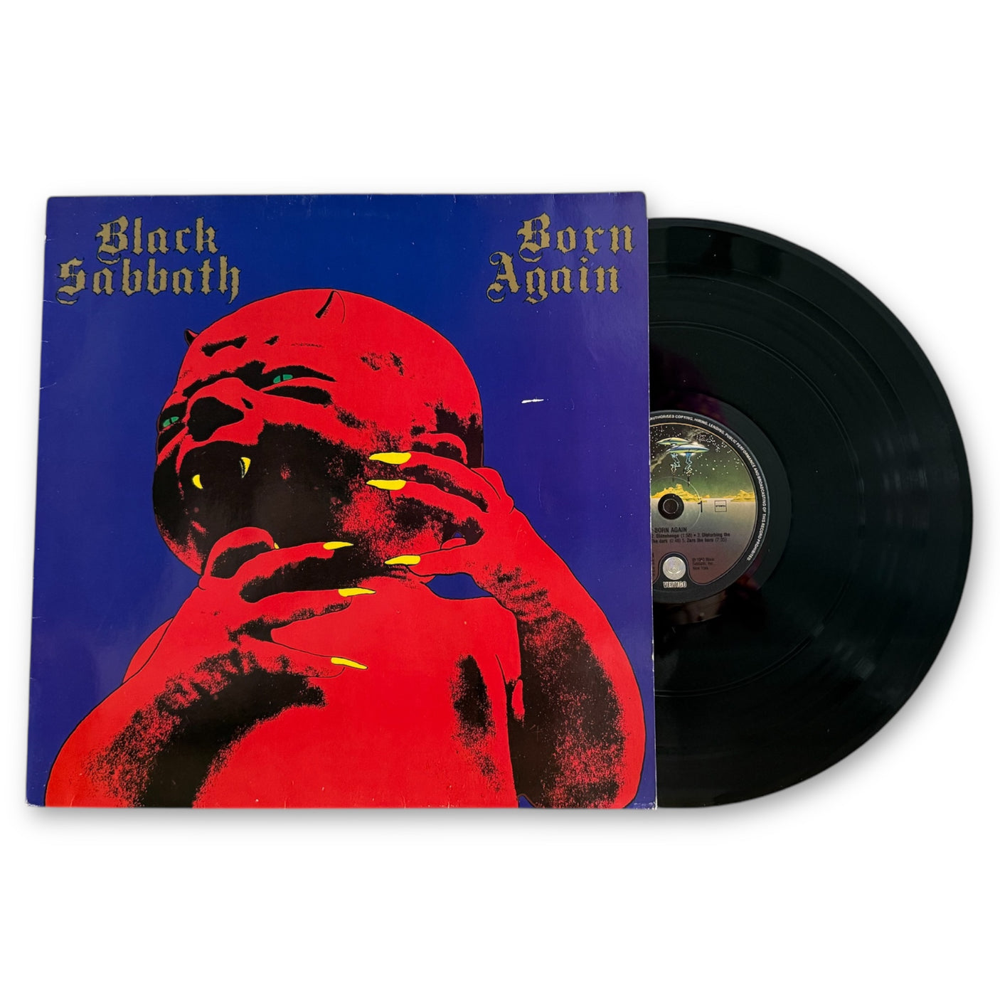 BLACK SABBATH - Born Again - USED LP VINYL - 1983 EUROPE PRESS - VG/VG+