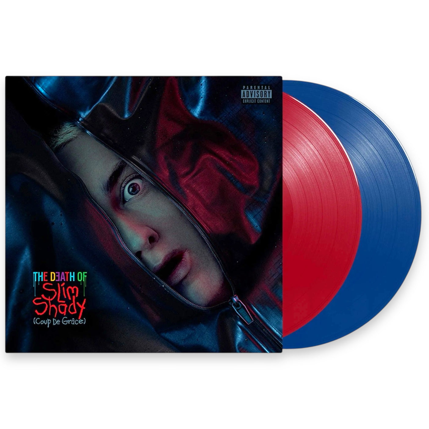 EMINEM - The Death Of Slim Shady (Coup De Grâce) - LP VINYL - BLUE & RED OPAQUE VINYL - BRAND NEW