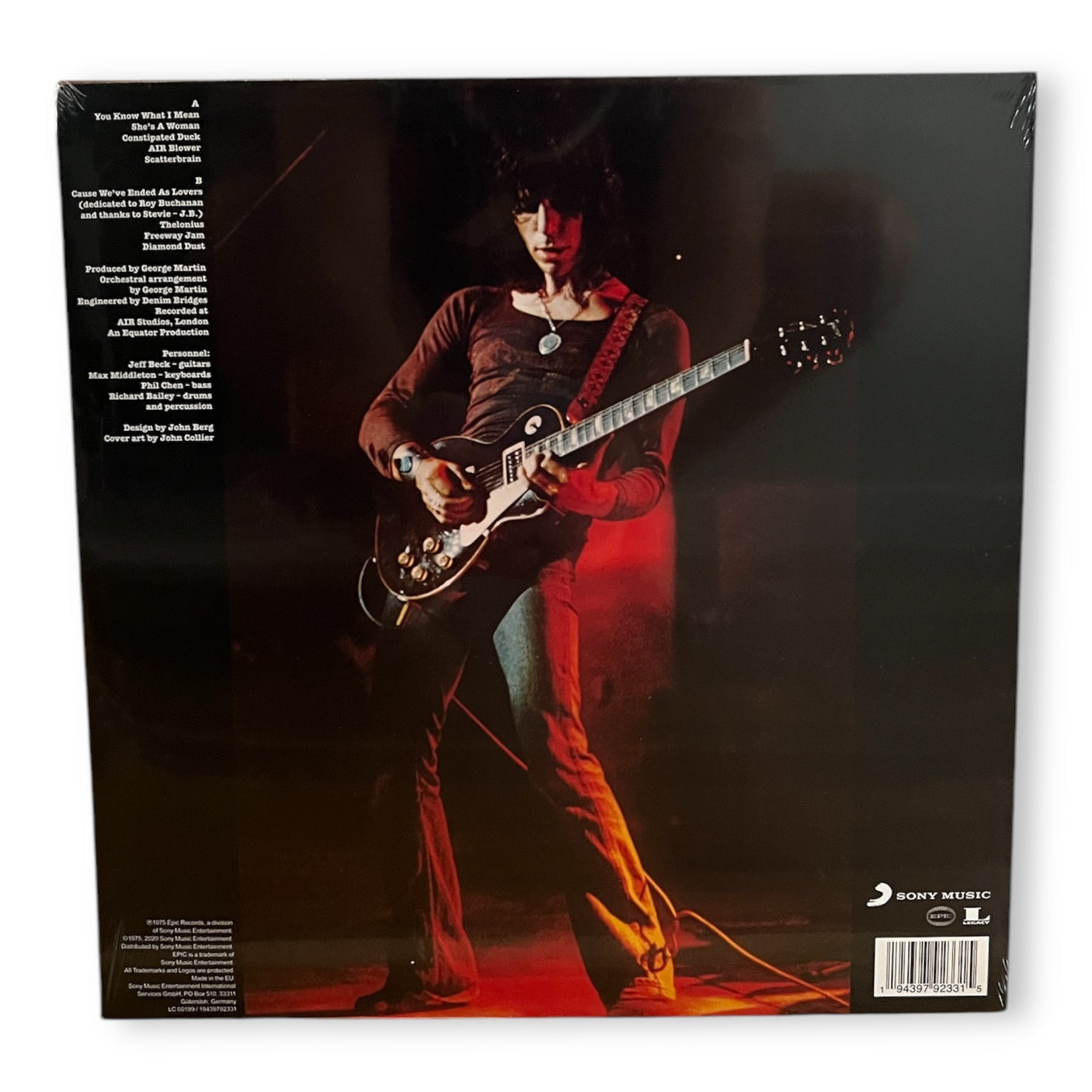 JEFF BECK - Blow By Blow - LP VINYL - ORANGE 180gm VINYL - BRAND NEW