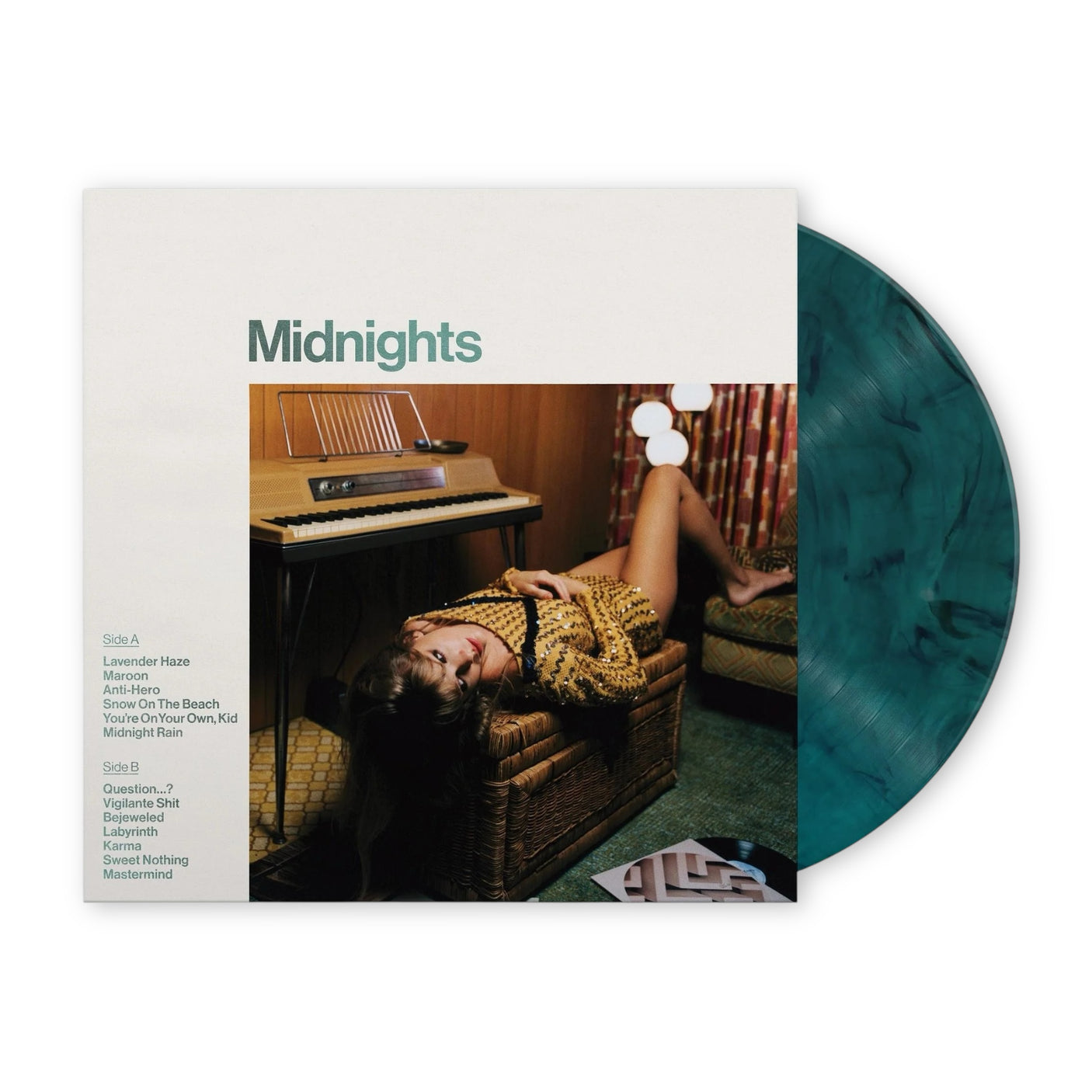 TAYLOR SWIFT - Midnights - LP VINYL - JADE GREEN MARBLED VINYL EDITION - BRAND NEW