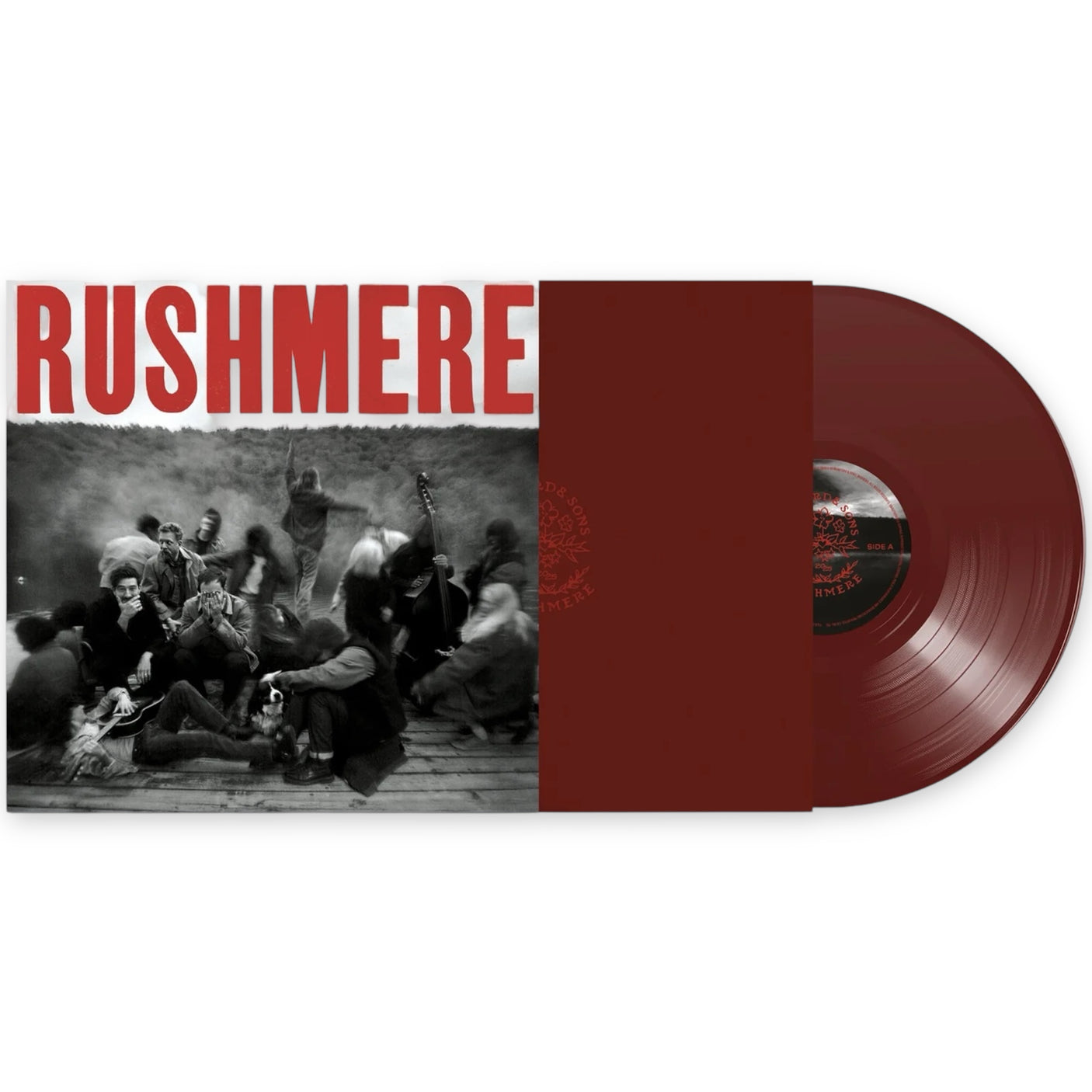 MUMFORD & SONS - Rushmere - LP VINYL - BLOODSHOT RED VINYL - BRAND NEW