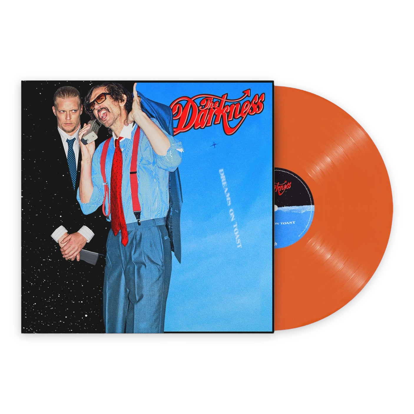 THE DARKNESS - Dreams On Toast - LP VINYL - ORANGE VINYL - BRAND NEW