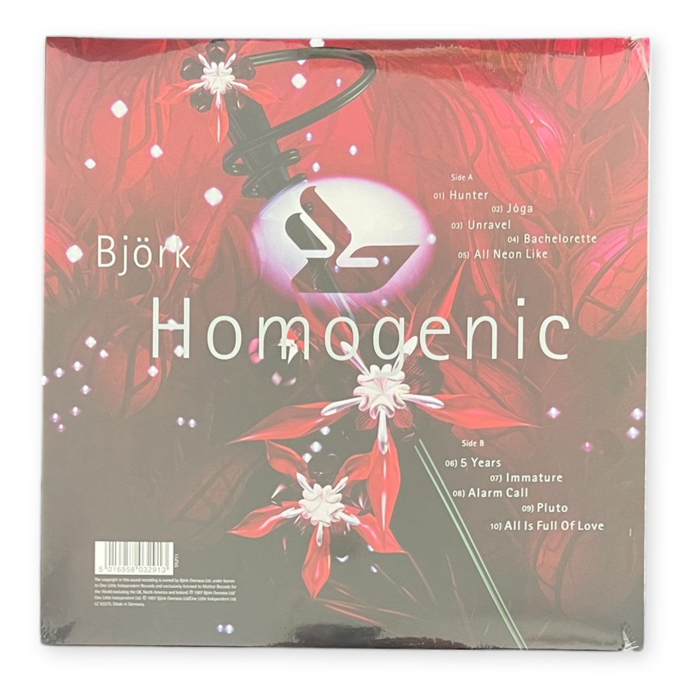 BJORK - Homogenic - LP VINYL - REISSUE - BRAND NEW