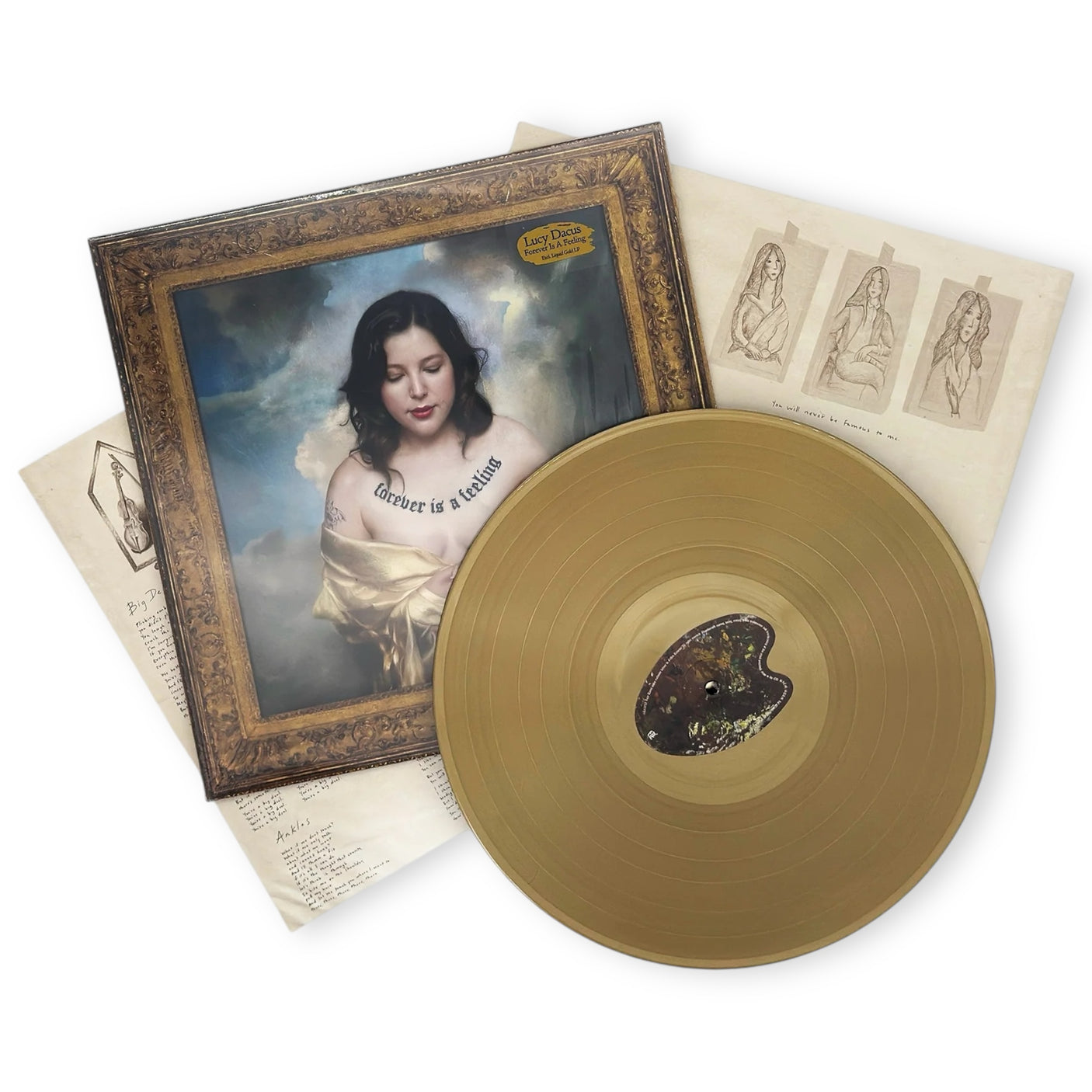 LUCY DACUS - Forever Is A Feeling - LP VINYL - EXCLUSIVE LIQUID GOLD VINYL - BRAND NEW
