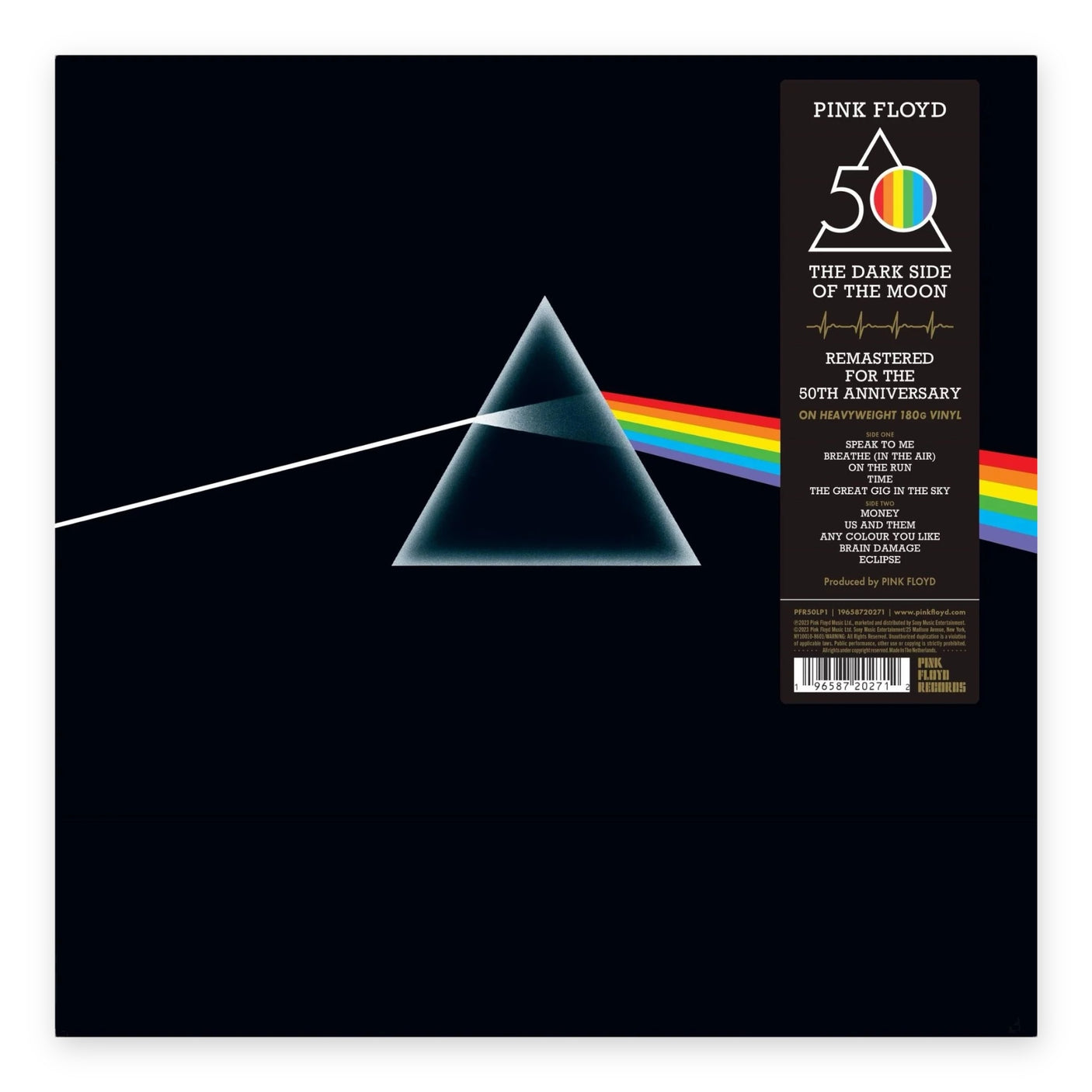 PINK FLOYD - The Dark Side Of The Moon (50th Anniversary Remastered) - LP VINYL - BRAND NEW