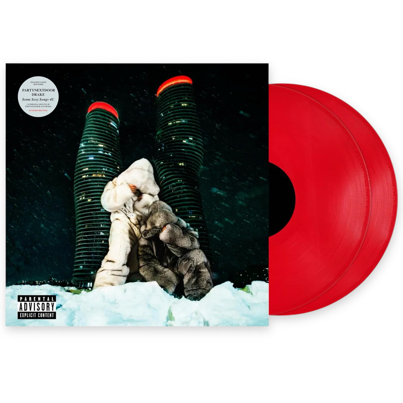PARTYNEXTDOOR X DRAKE - $ome $exy $ongs 4 U - LP VINYL - EXCLUSIVE RED VINYL - BRAND NEW