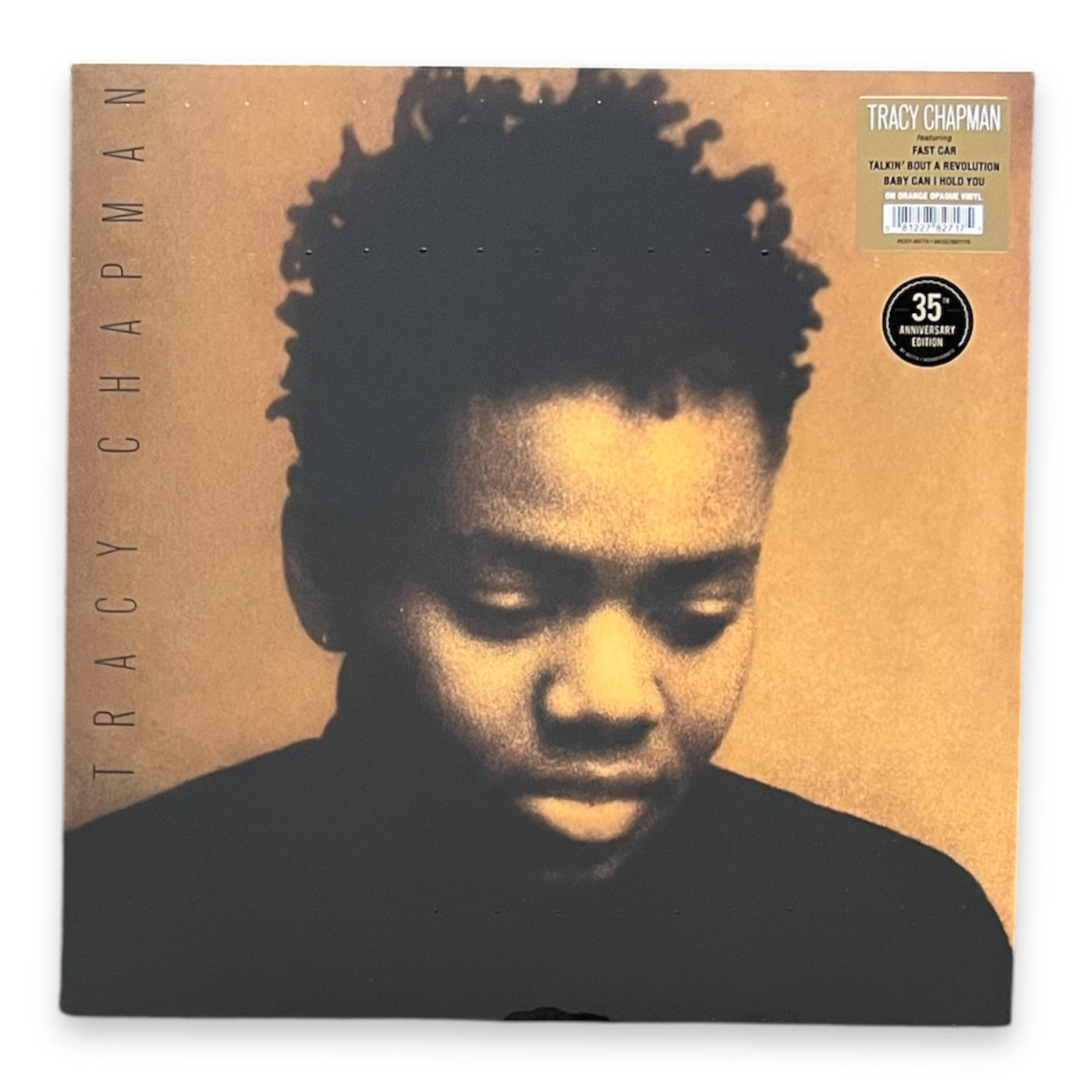 TRACY CHAPMAN - Tracy Chapman (Self Titled) - LP VINYL - 180gm REISSUE WITH ORANGE OPAQUE VINYL - BRAND NEW