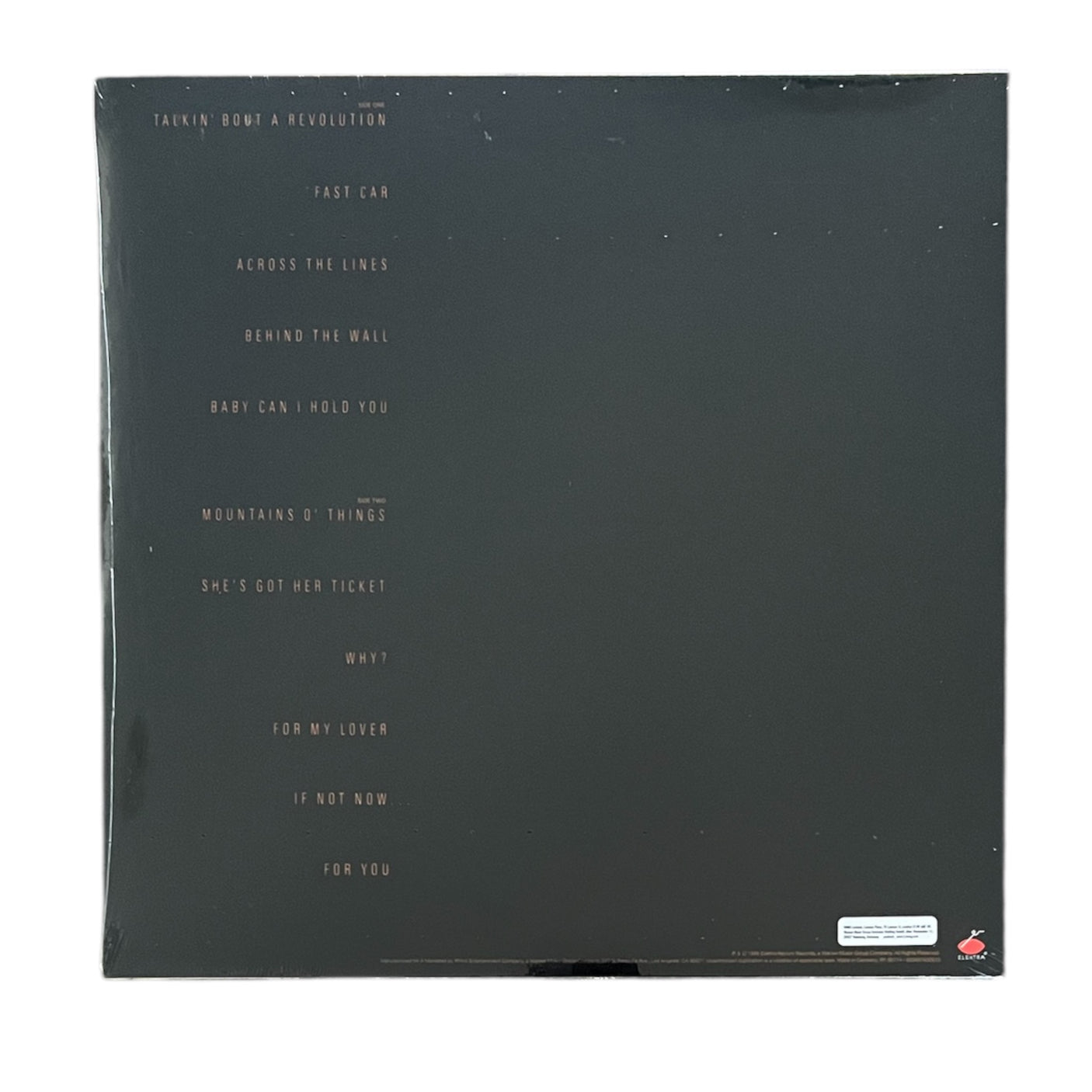 TRACY CHAPMAN - Tracy Chapman (Self Titled) - LP VINYL - 180gm REISSUE WITH ORANGE OPAQUE VINYL - BRAND NEW