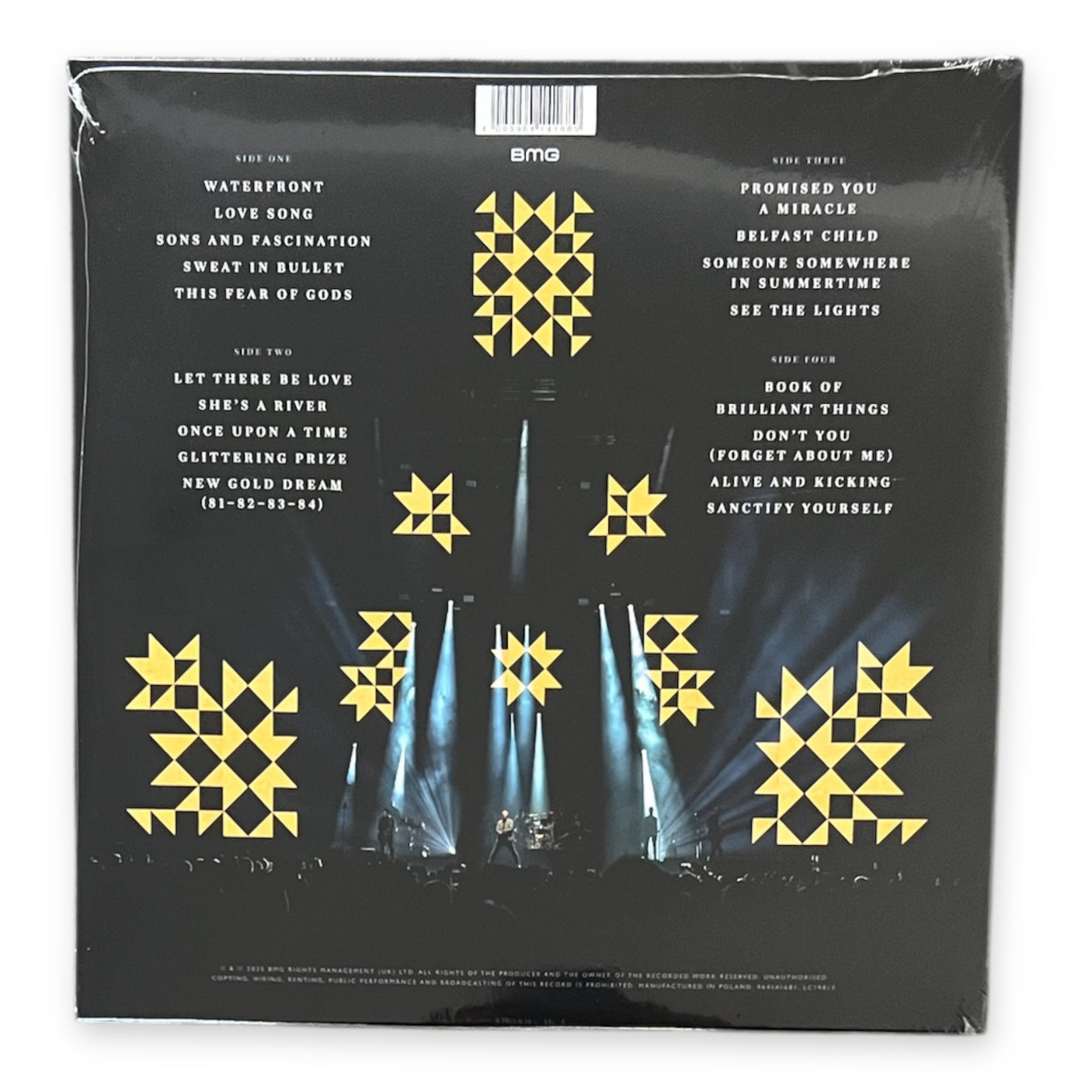 SIMPLE MINDS - Live In The City Of Diamonds - LP VINYL - LIMITED EDITION GLITTER VINYL - BRAND NEW