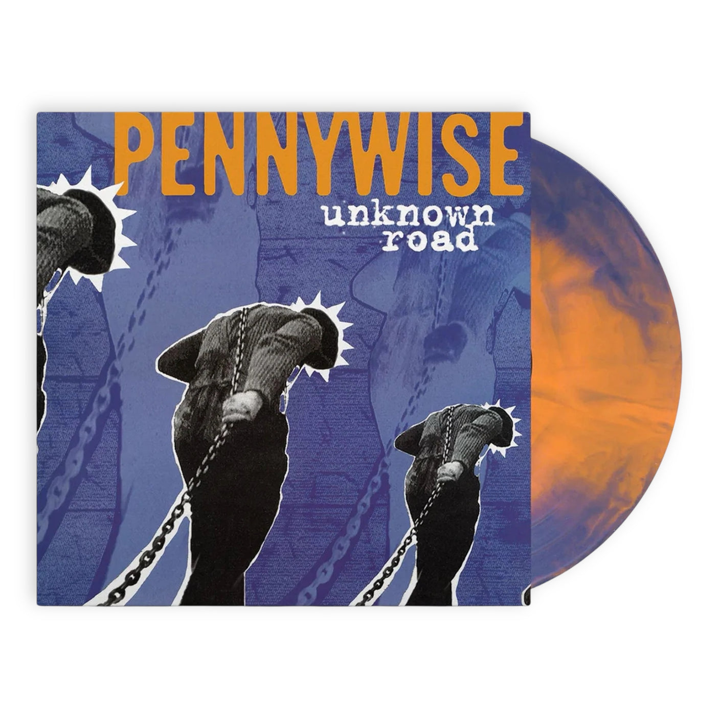 PENNYWISE - Unknown Road Vinyl LP - ORANGE & BLUE GALAXY VINYL - BRAND NEW