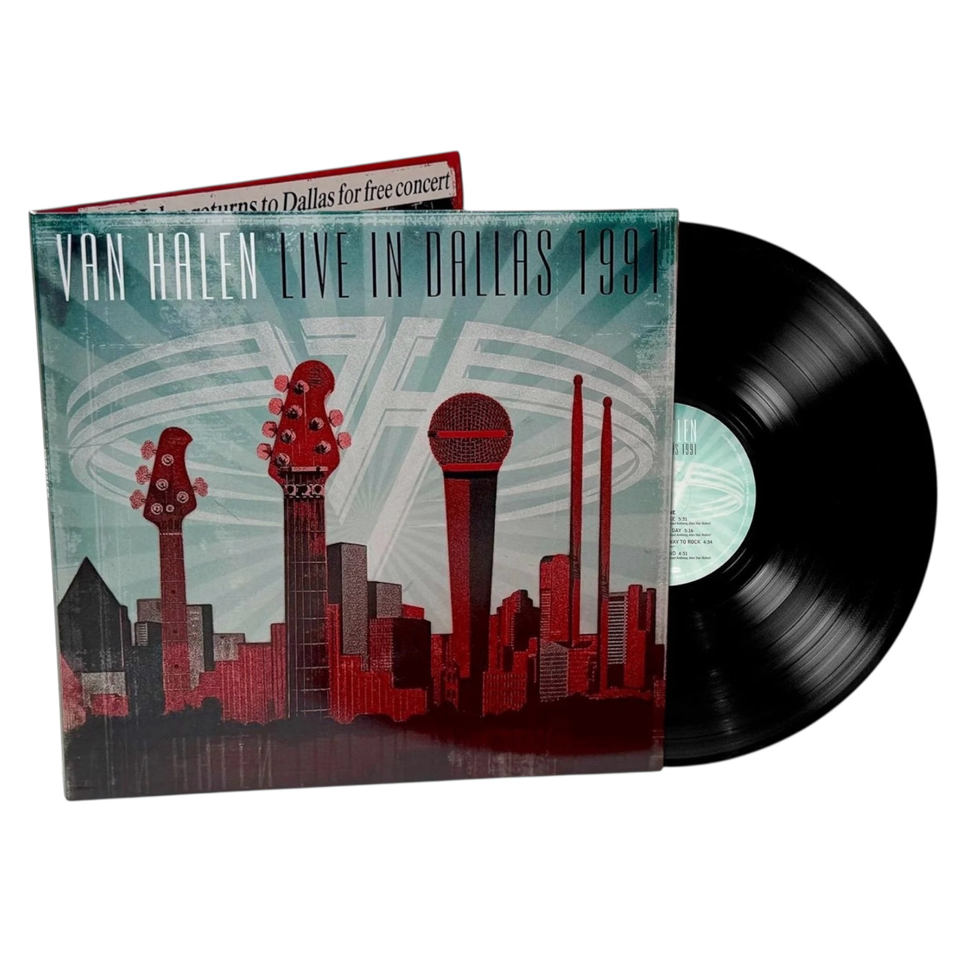 VAN HALEN - Live In Dallas 1991 - LP VINYL - LIMITED EDITION - BRAND NEW