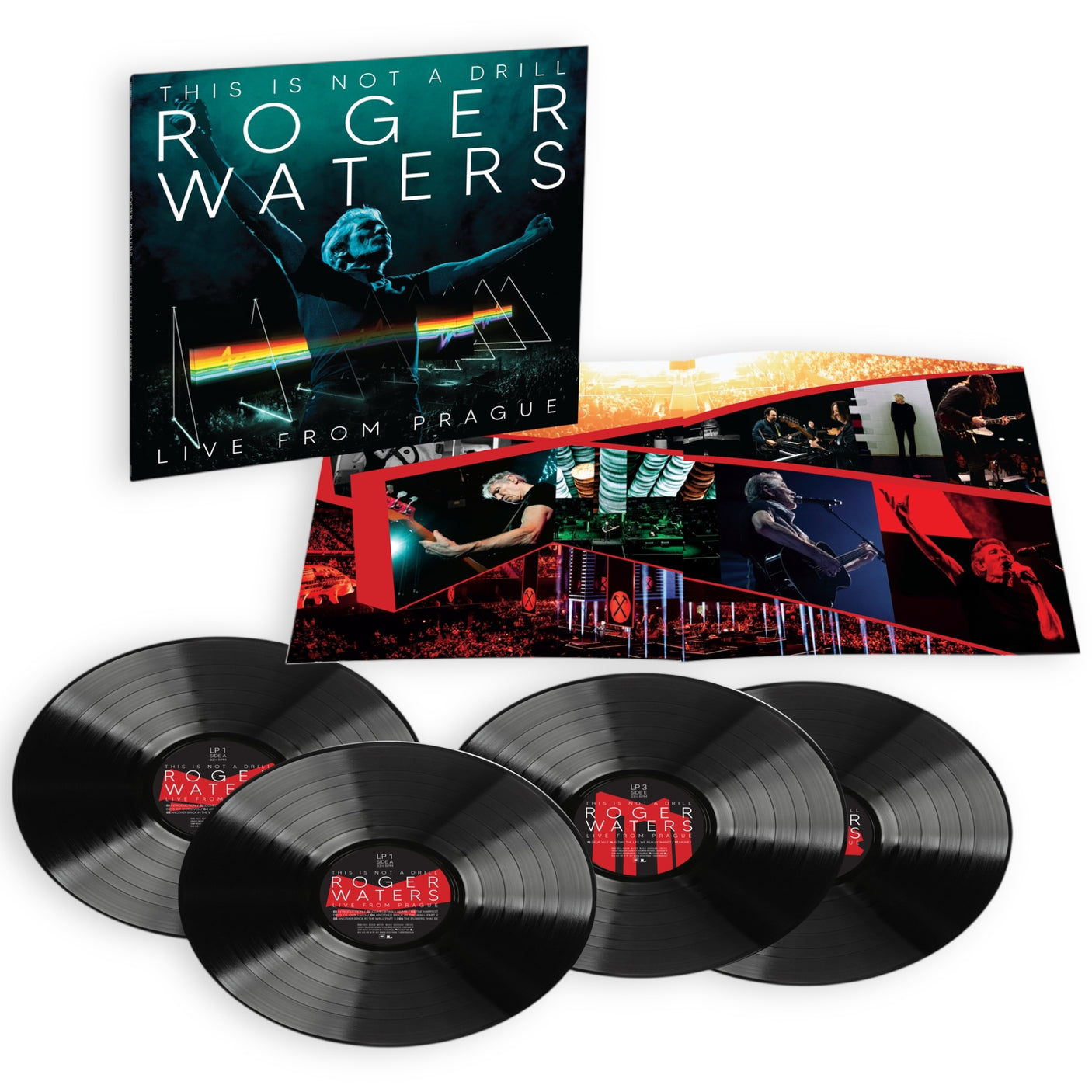 ROGER WATERS - This Is Not A Drill - Live From Prague - 4 x LP VINYL - BRAND NEW