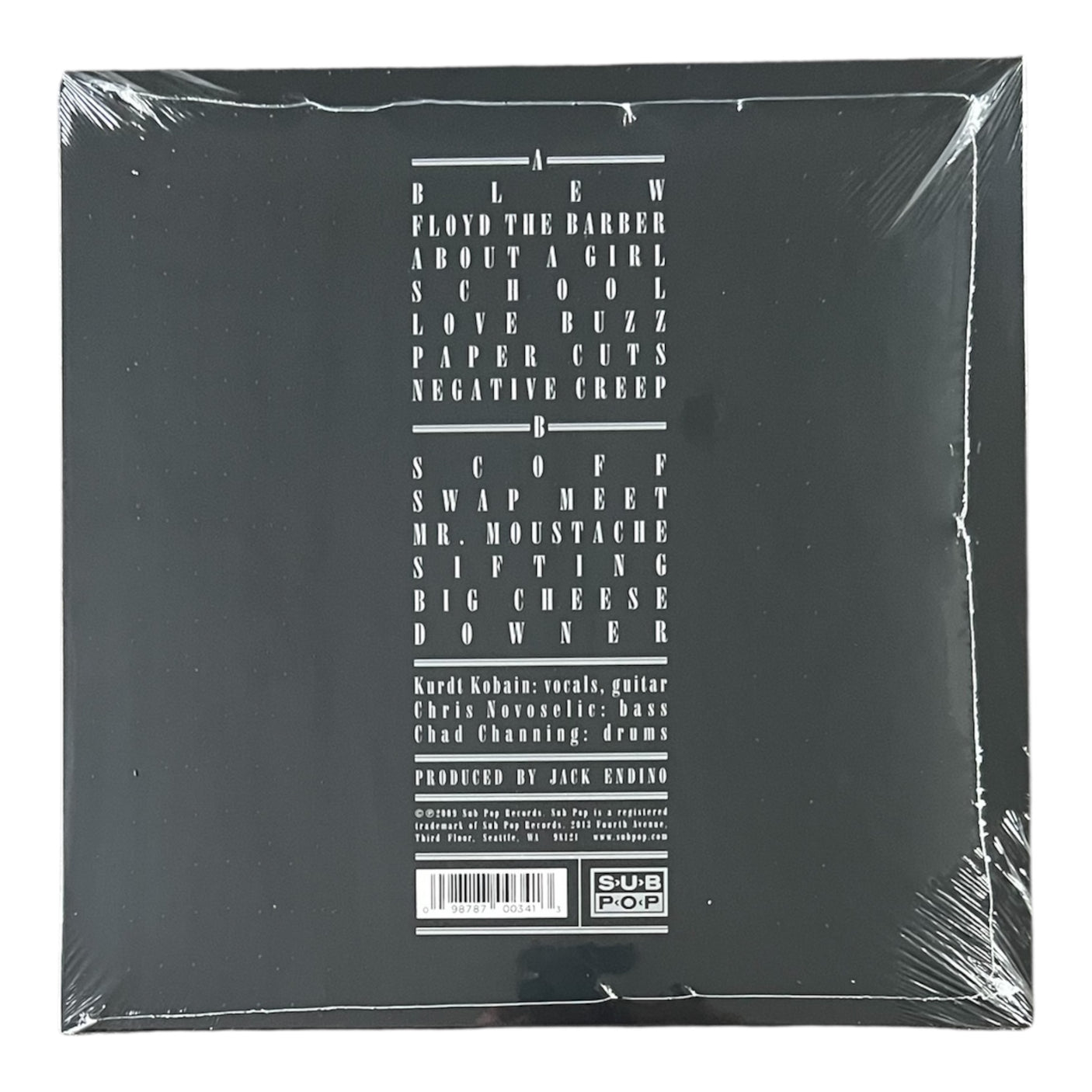 NIRVANA - Bleach - REISSUE - LP VINYL - BRAND NEW