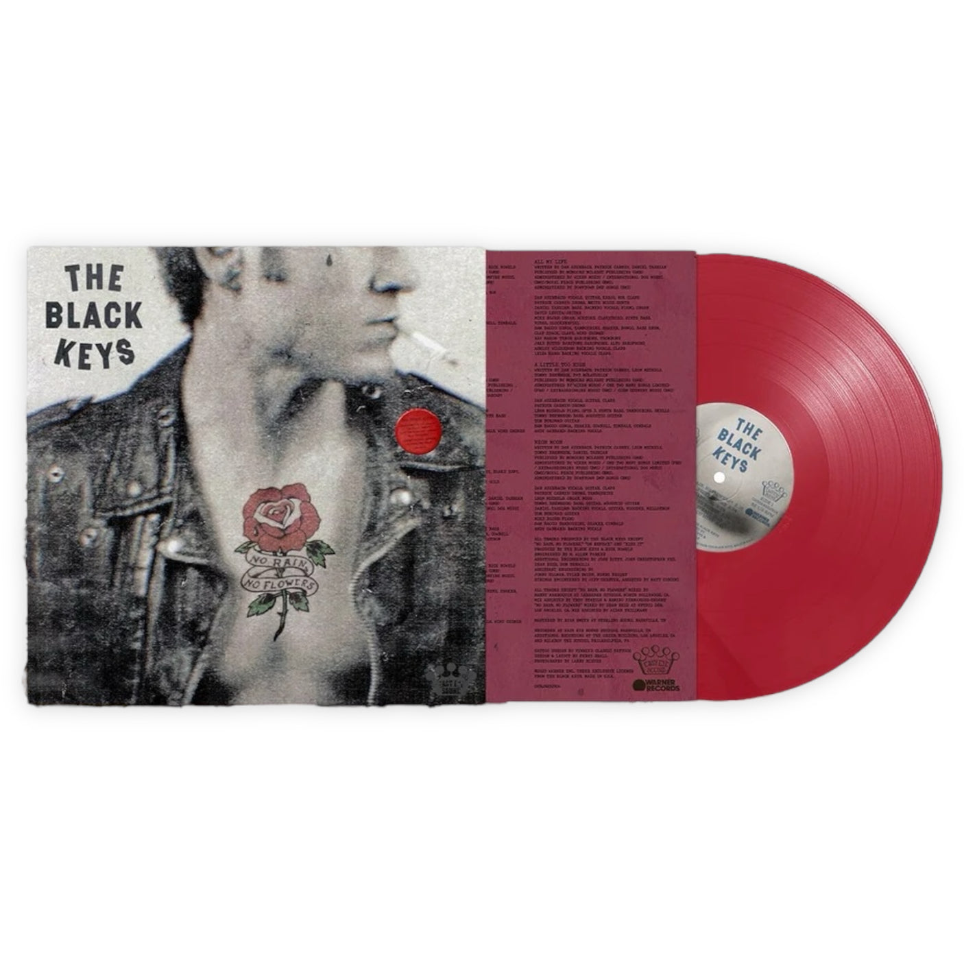 THE BLACK KEYS - No Rain, No Flowers - LIMITED EDITION RUBY RED COLOUR VINYL - LP VINYL - BRAND NEW