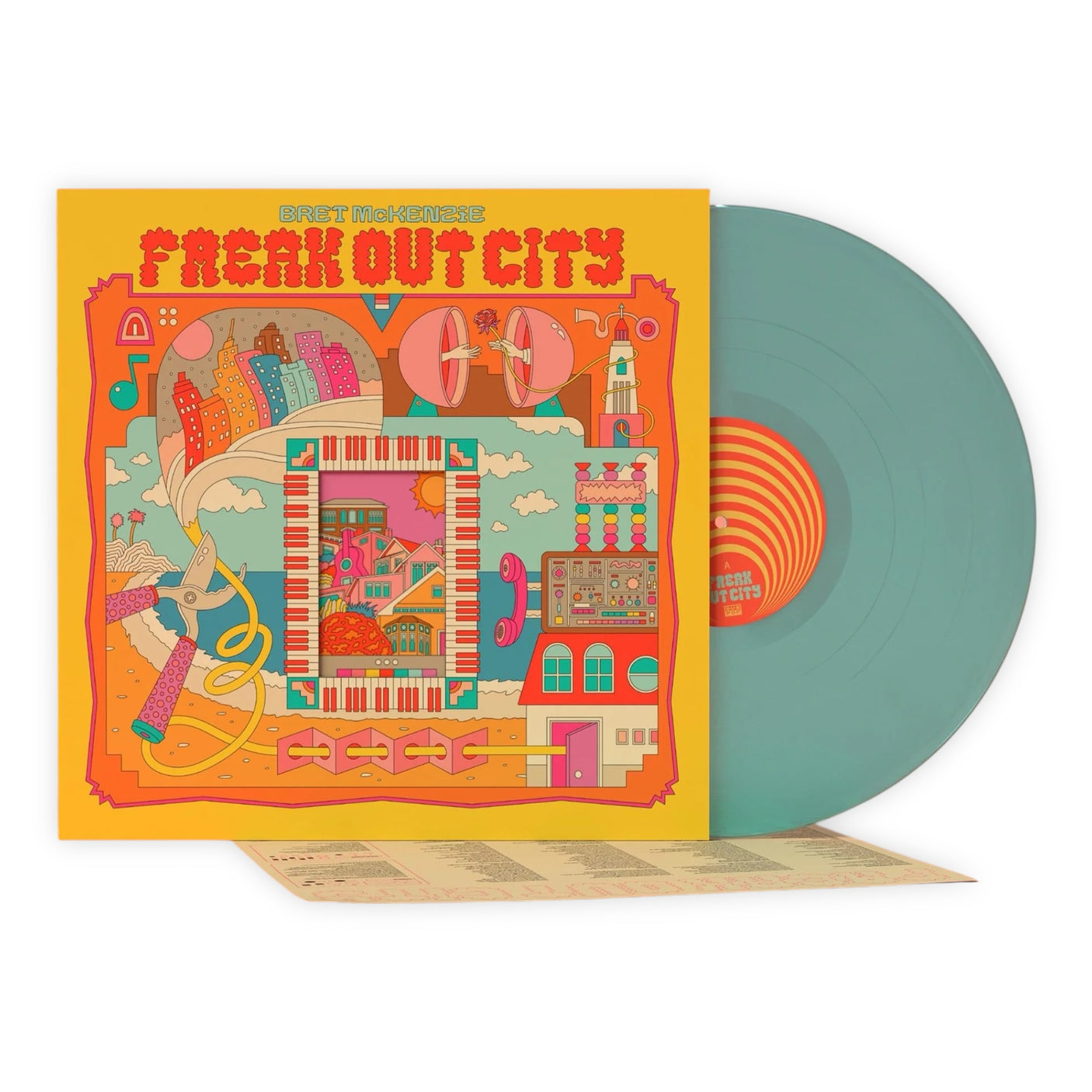 BRET MCKENZIE - Freak Out City - LOSER EDITION GLACIAL BLUE VINYL - LP VINYL - BRAND NEW