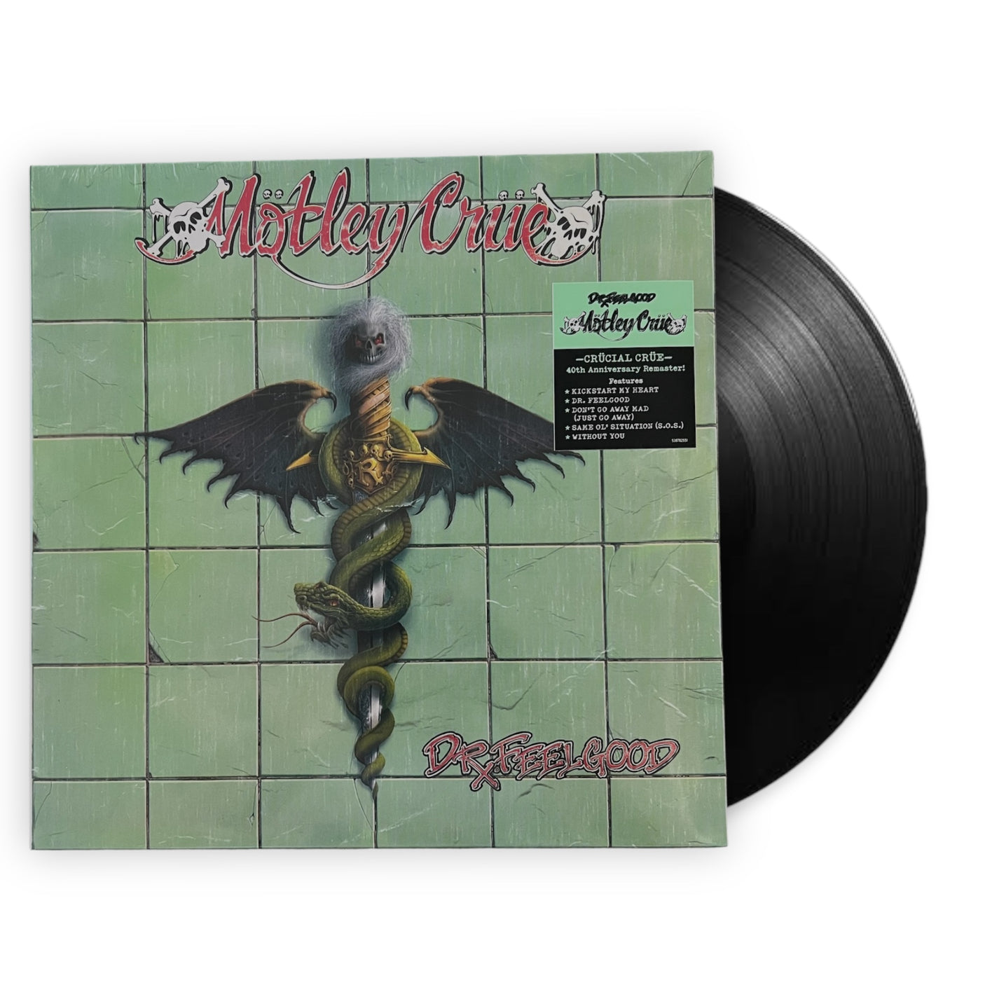MOTLEY CRUE - Dr. Feelgood - 40th ANNIVERSARY EDITION - REMASTERED - LP VINYL - BRAND NEW