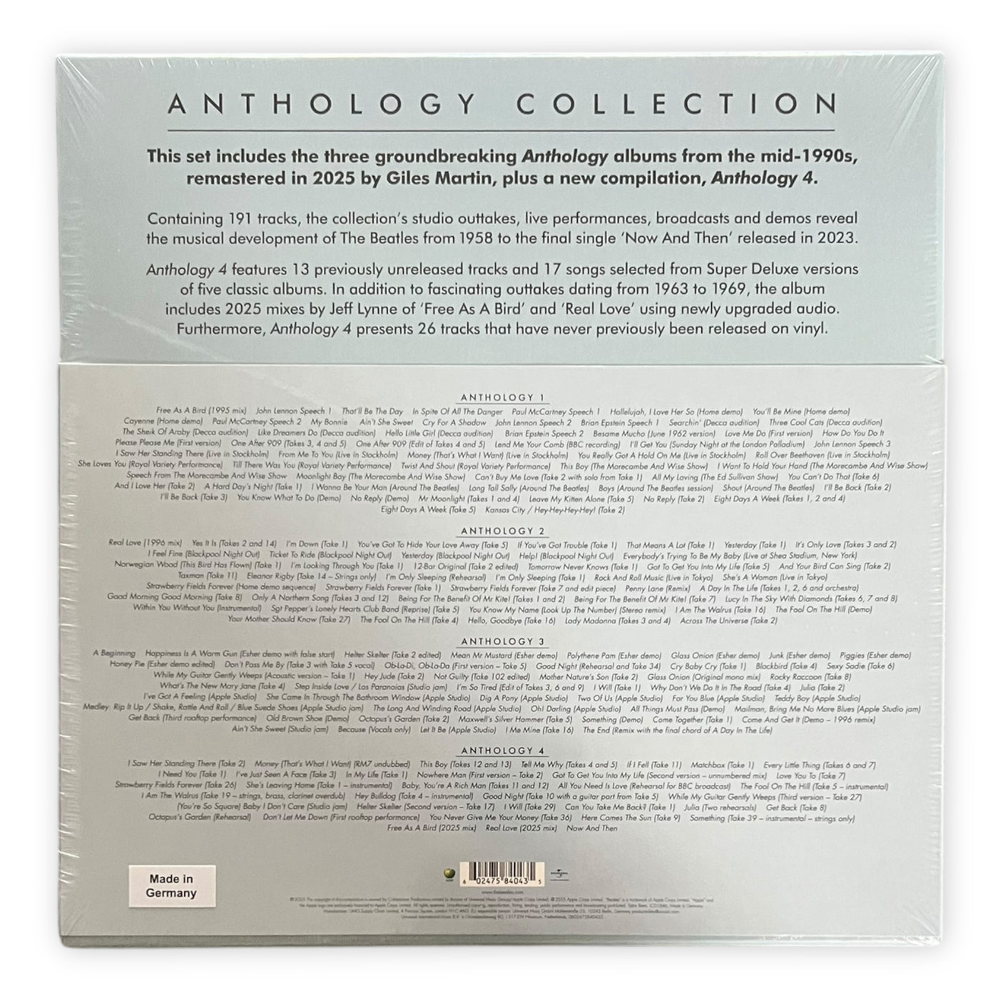 THE BEATLES – Anthology Collection | 12 x LP Box Set