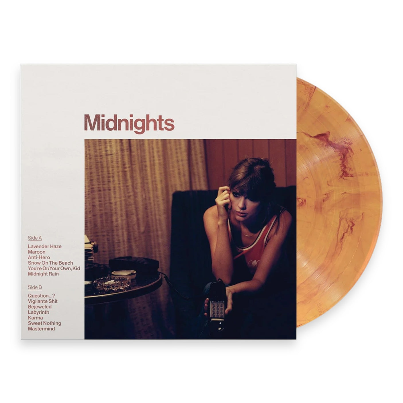 TAYLOR SWIFT - Midnights - LP VINYL - BLOOD MOON MARBLED VINYL EDITION - BRAND NEW
