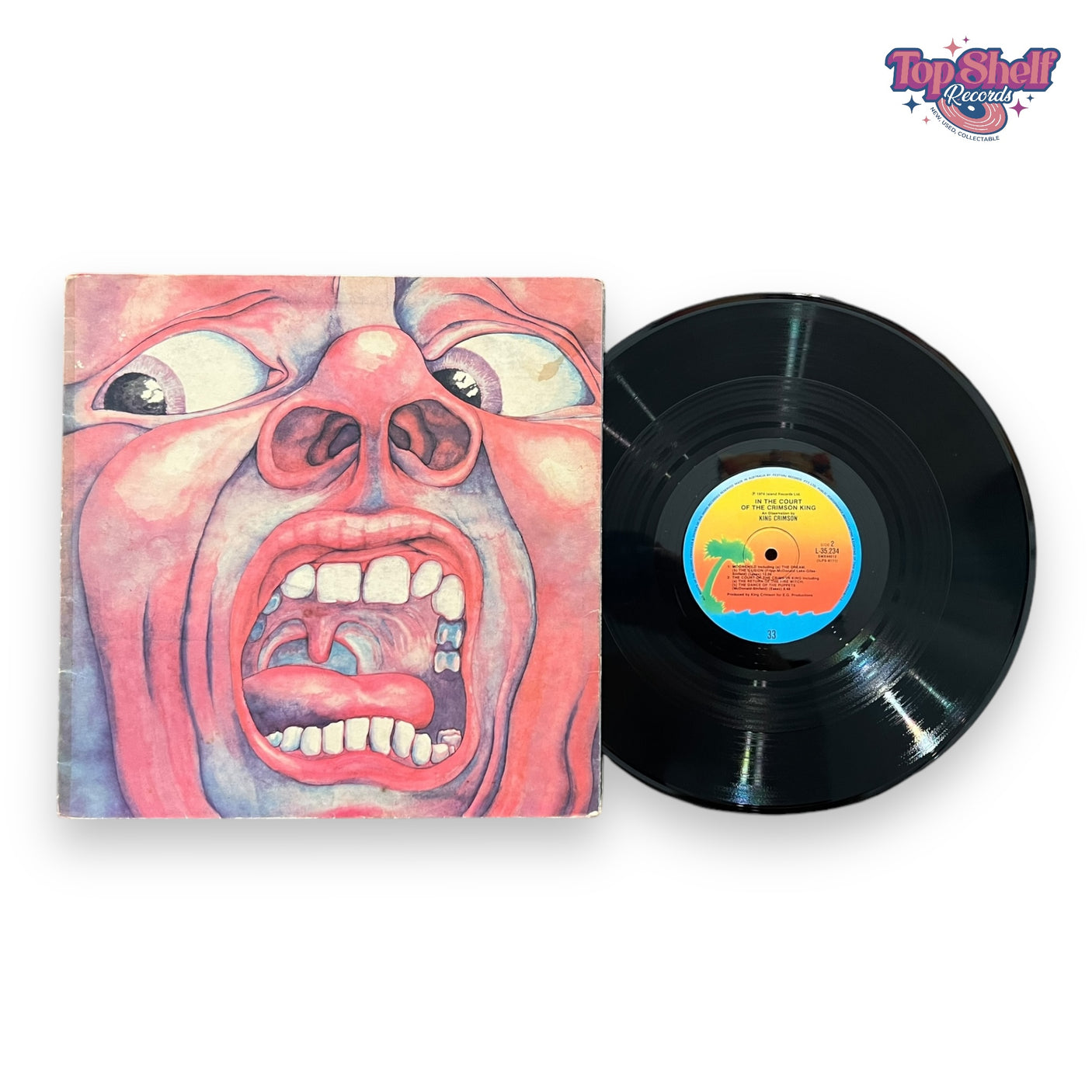 KING CRIMSON ‎– In The Court Of The Crimson King (An Observation By King Crimson) - VG+/G+