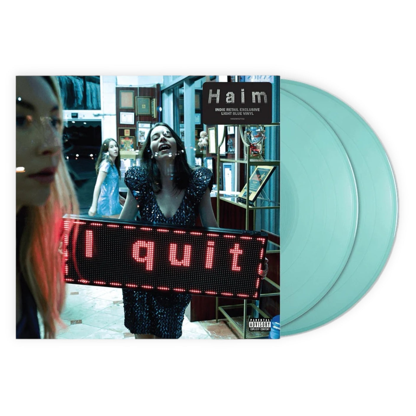 HAIM - I Quit - LP VINYL - LIMITED EDITION -  LIGHT BLUE TRANSLUCENT VINYL - BRAND NEW