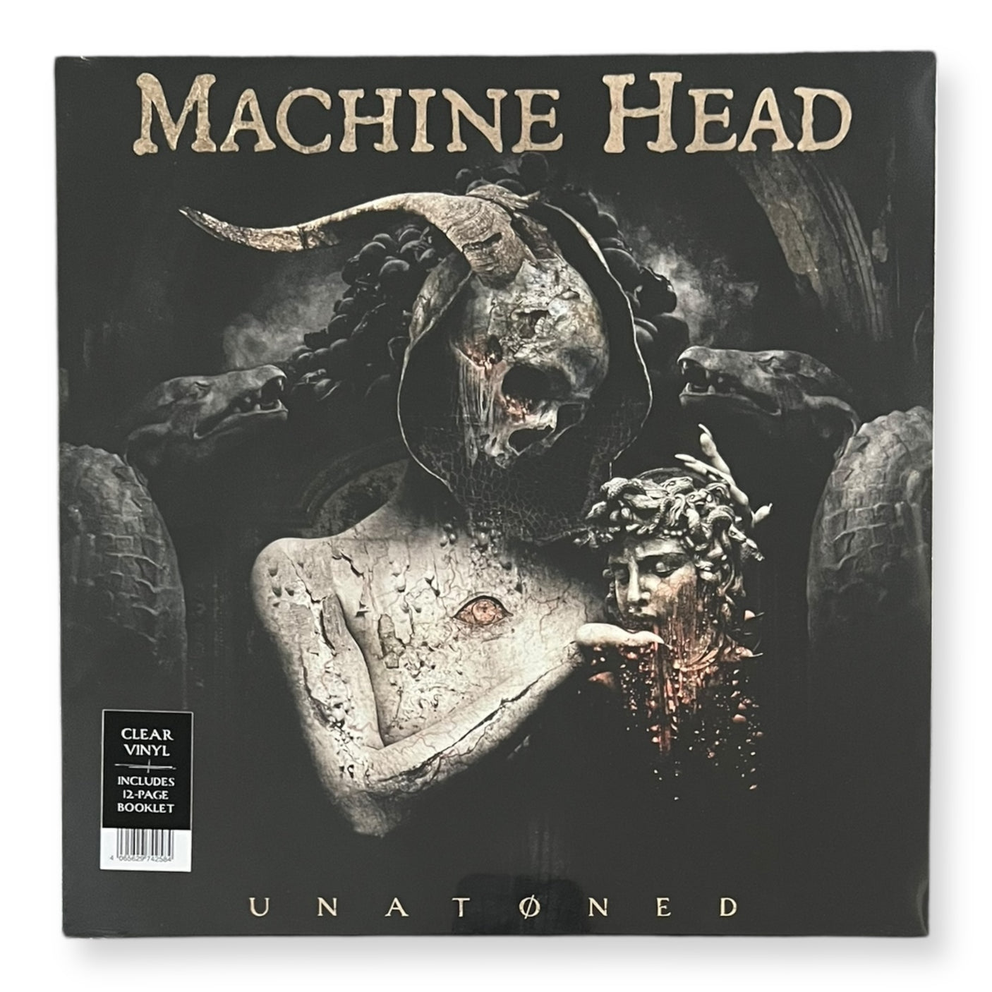 MACHINE HEAD - UNATØNED - LP VINYL - LIMITED EDITION CLEAR VINYL - BRAND NEW