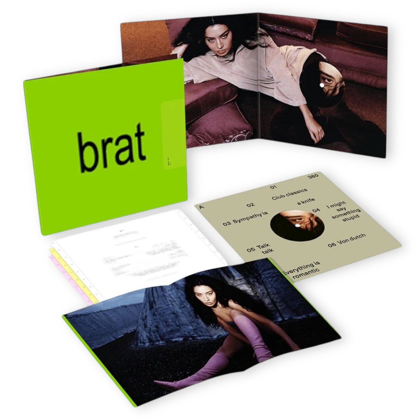 CHARLI XCX - Brat - LP VINYL - BLACK TRANSLUCENT VINYL - BRAND NEW