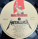 METALLICA - Ride The Lightning | Original 1984 UK Press | Used LP Vinyl Album | VG+/VG+