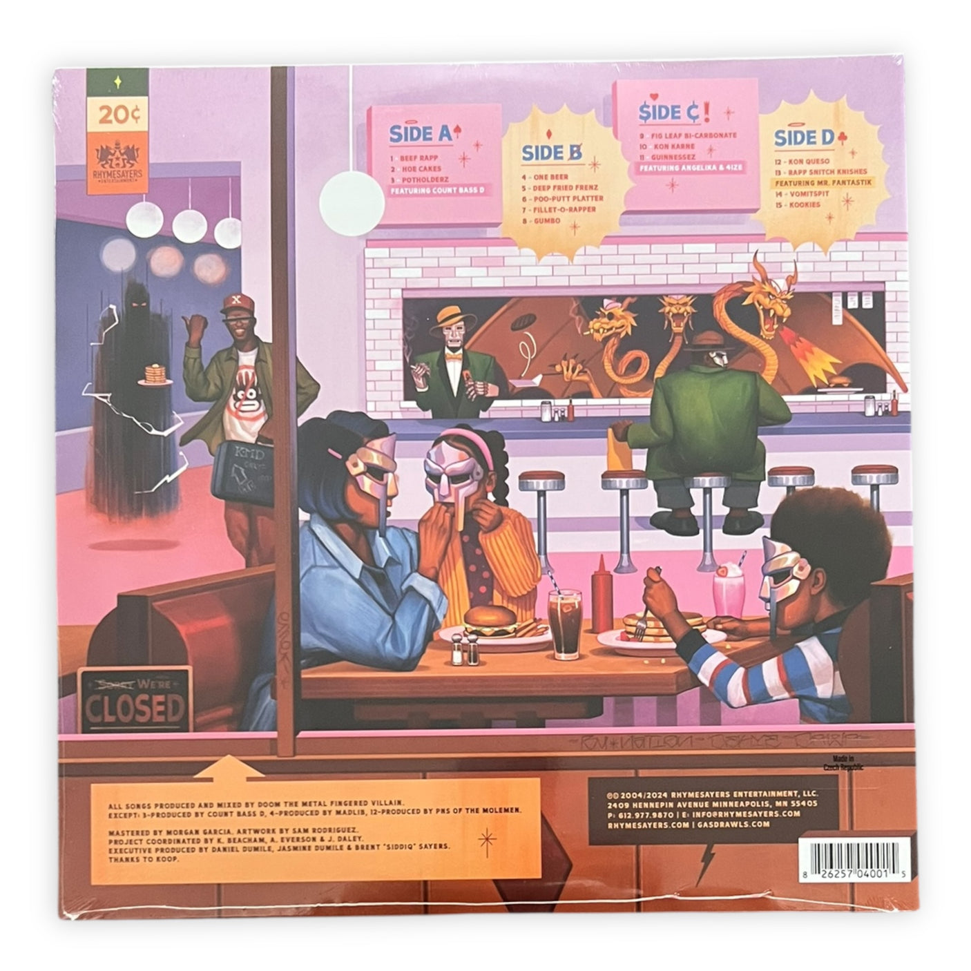 MF Doom - Mm..Food (20th Anniversary) | 2 x LP | Sweetart Coloured Vinyl | Brand New LP Vinyl Album