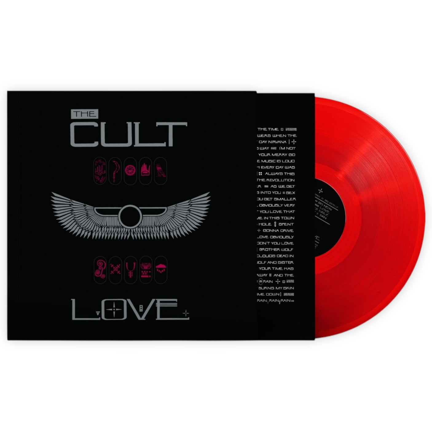 THE CULT - Love - LP VINYL - LIMITED EDITION RED TRANSPARENT VINYL - BRAND NEW
