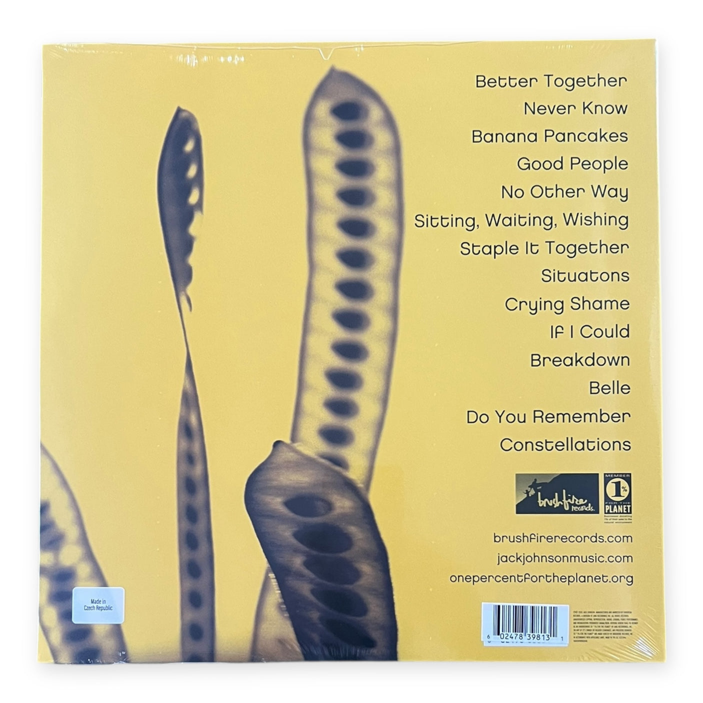 JACK JOHNSON – In Between Dreams (Limited Edition Yellow Vinyl) | Brand New LP Vinyl Album