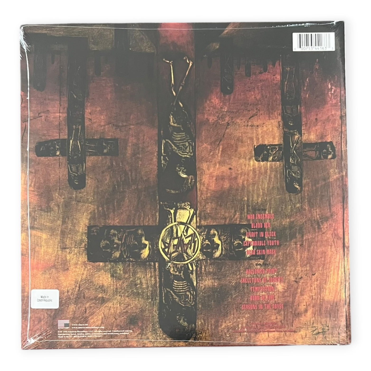 SLAYER - Seasons In The Abyss (Reissue) | 180gm Remastered | New LP Vinyl Album