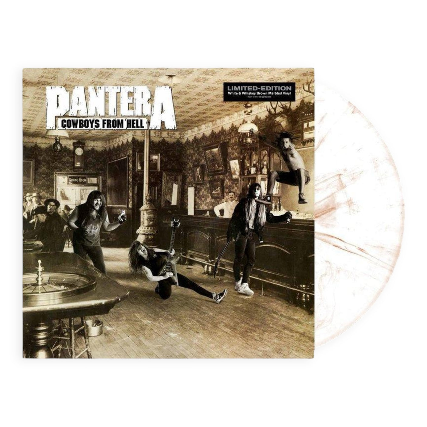 PANTERA – Cowboys From Hell (Limited Edition) | Marbled White & Whiskey Brown Vinyl | Brand New LP Vinyl Album
