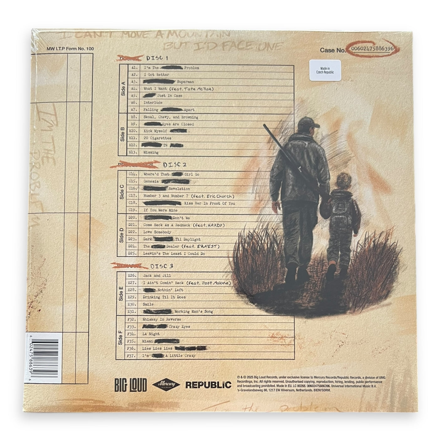 MORGAN WALLEN - I'm The Problem | 3 x LP | Brand New LP Vinyl Album