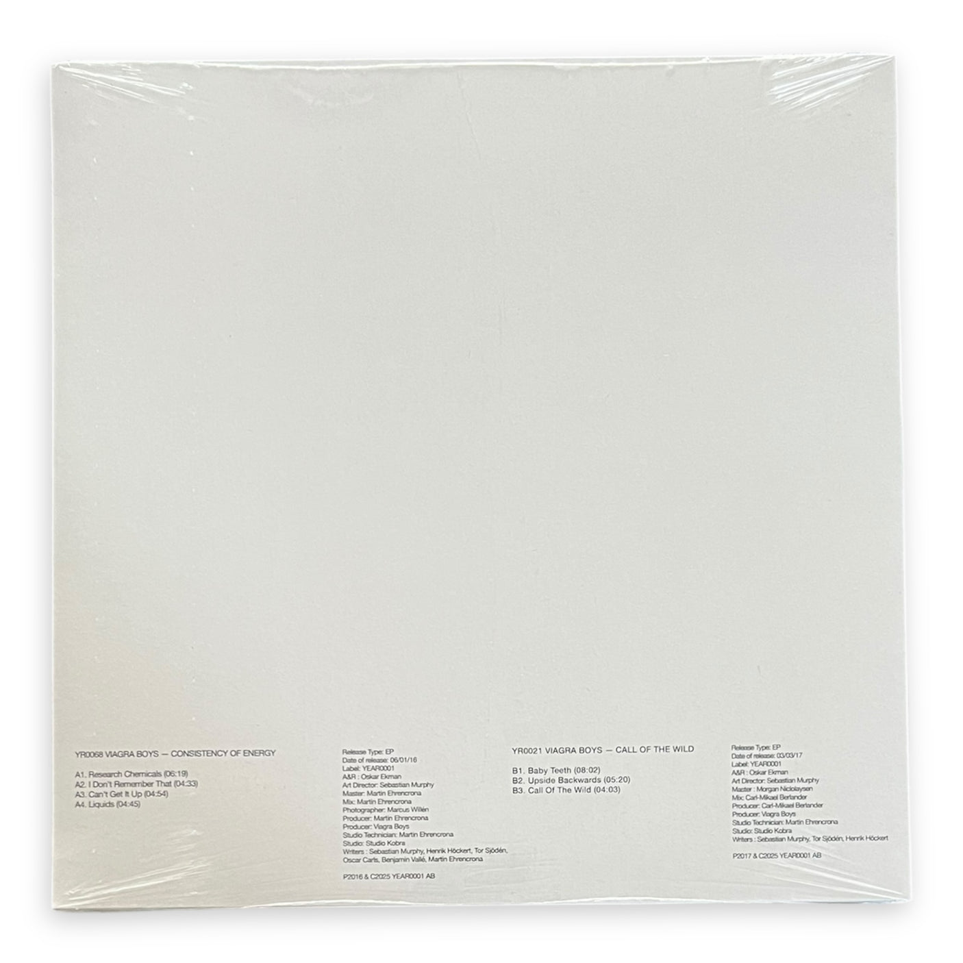 VIAGRA BOYS - Call Of The Wild / Consistency Of Energy | Brand New LP Vinyl Album