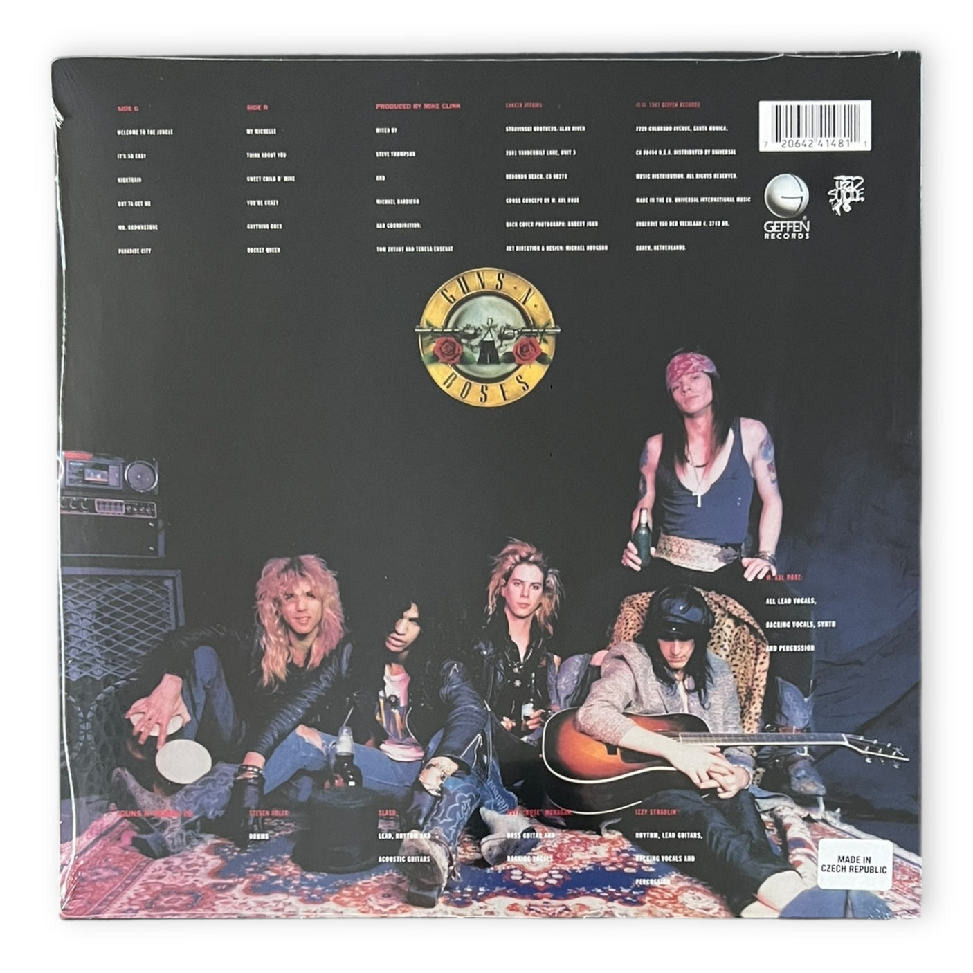 GUNS N ROSES - Appetite For Destruction - LP VINYL - REISSUE - BRAND NEW
