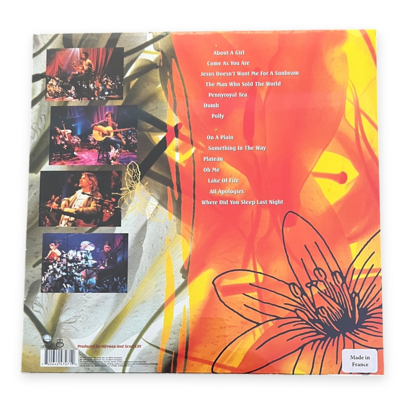 NIRVANA - MTV Unplugged In New York - 180GM REISSUE - LP VINYL - BRAND NEW