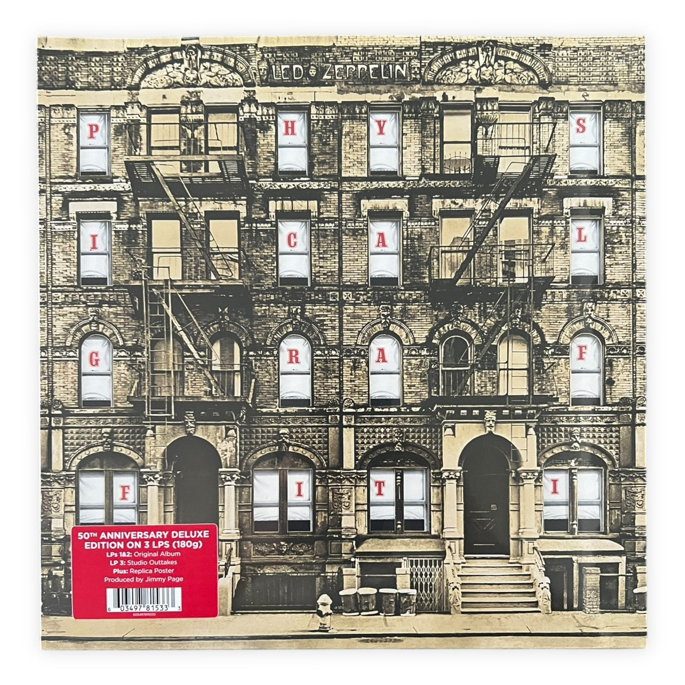 LED ZEPPELIN - Physical Graffiti - LP VINYL - 50th ANNIVERSARY DELUXE EDITION - 3 x LP VINYL - BRAND NEW