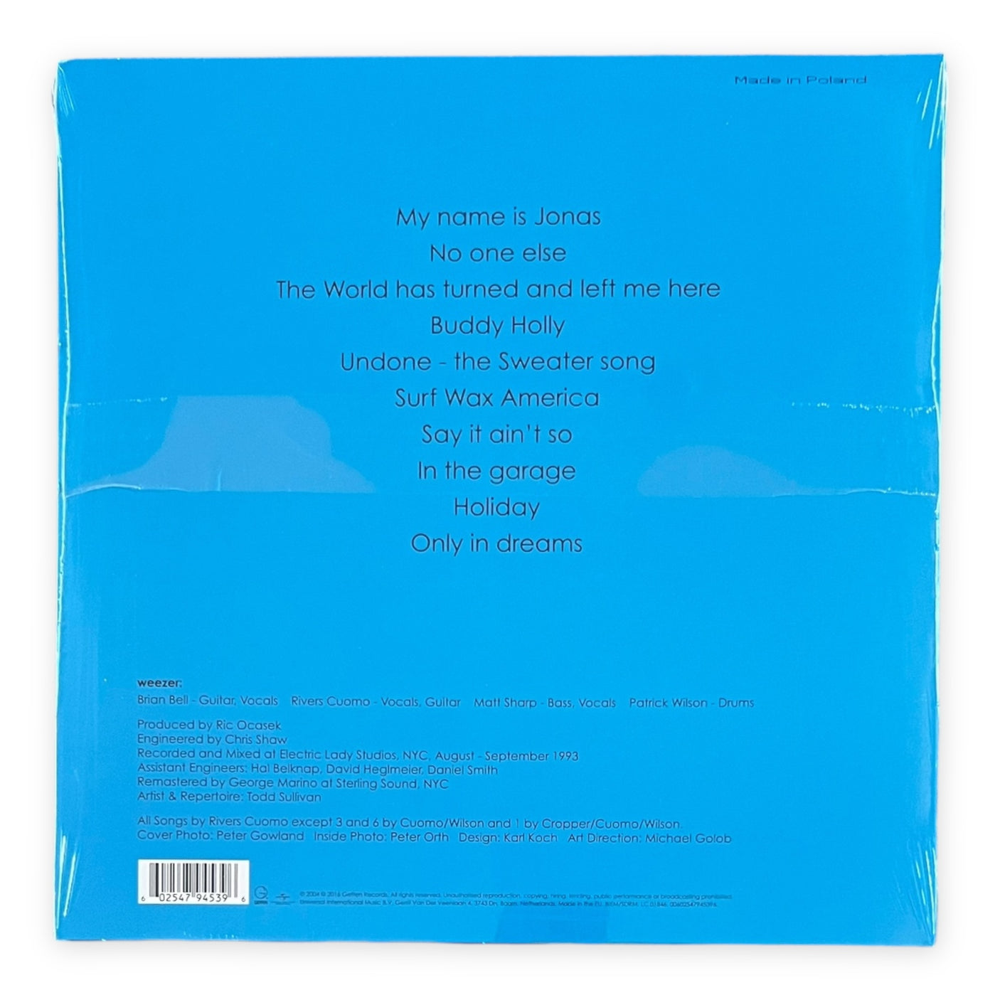 WEEZER - Weezer (Blue Album) | Remastered Reissue | Brand New LP Vinyl Album