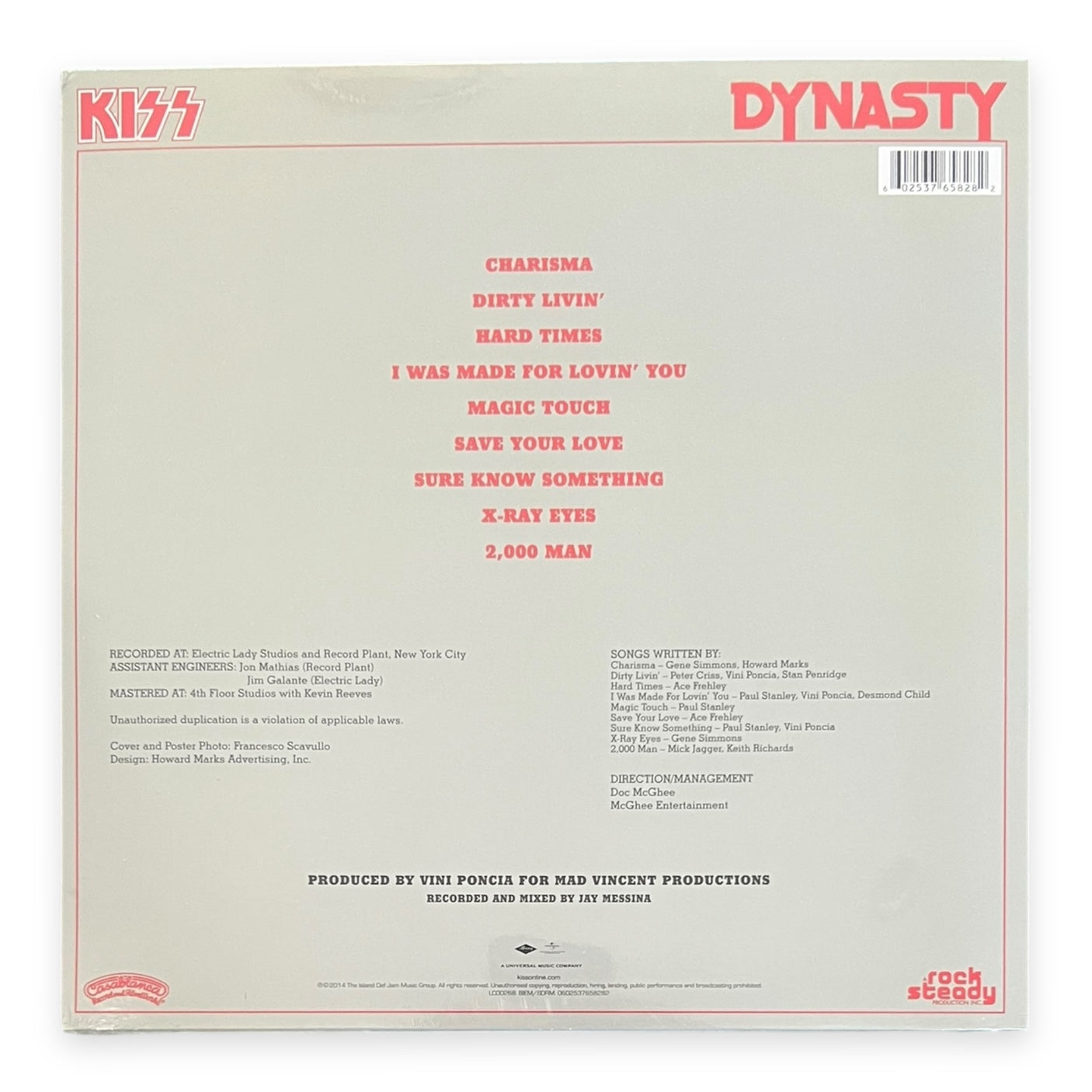 KISS - Dynasty (180gm Reissue)| Brand New LP Vinyl Album